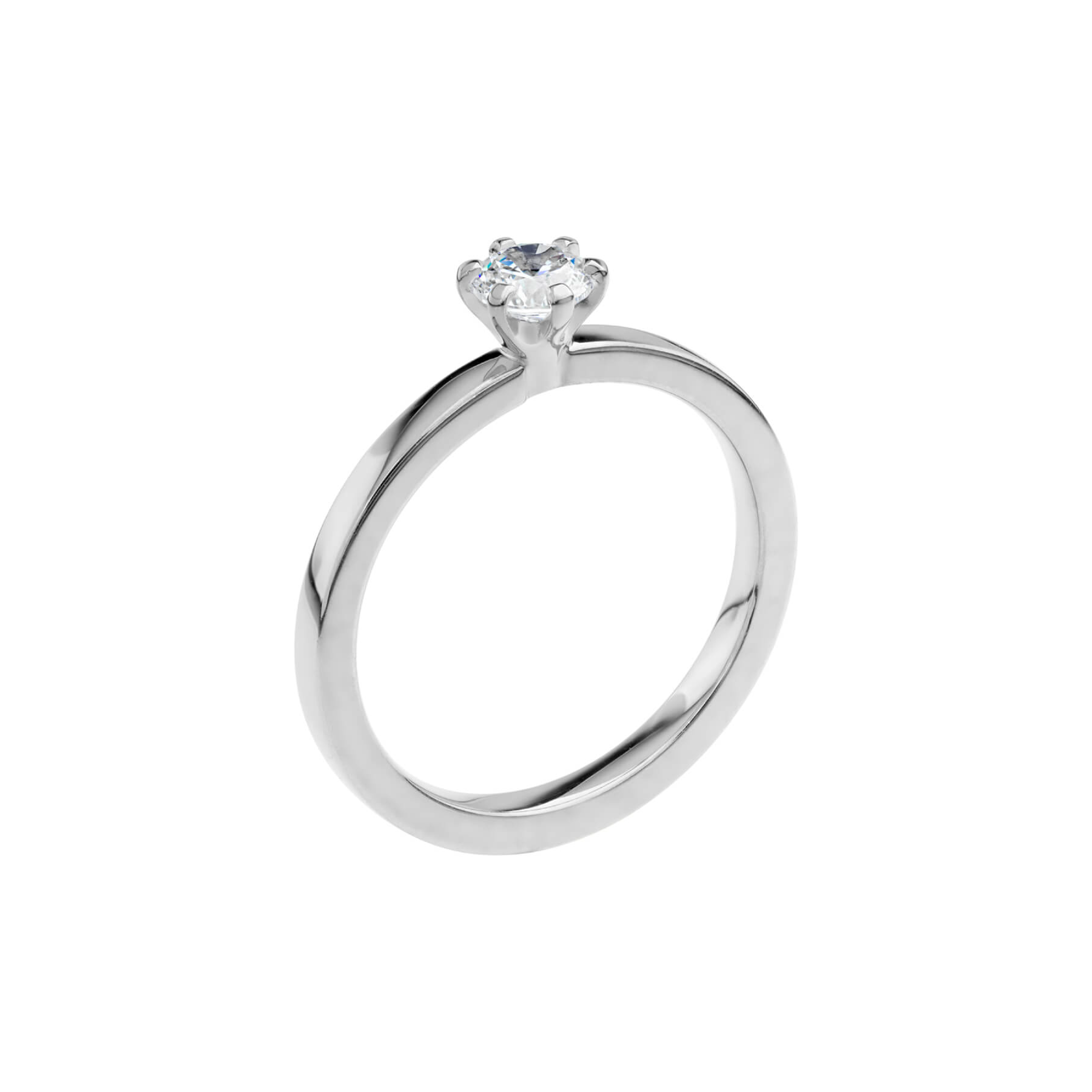 LOVE 01 - Solitärring i platina