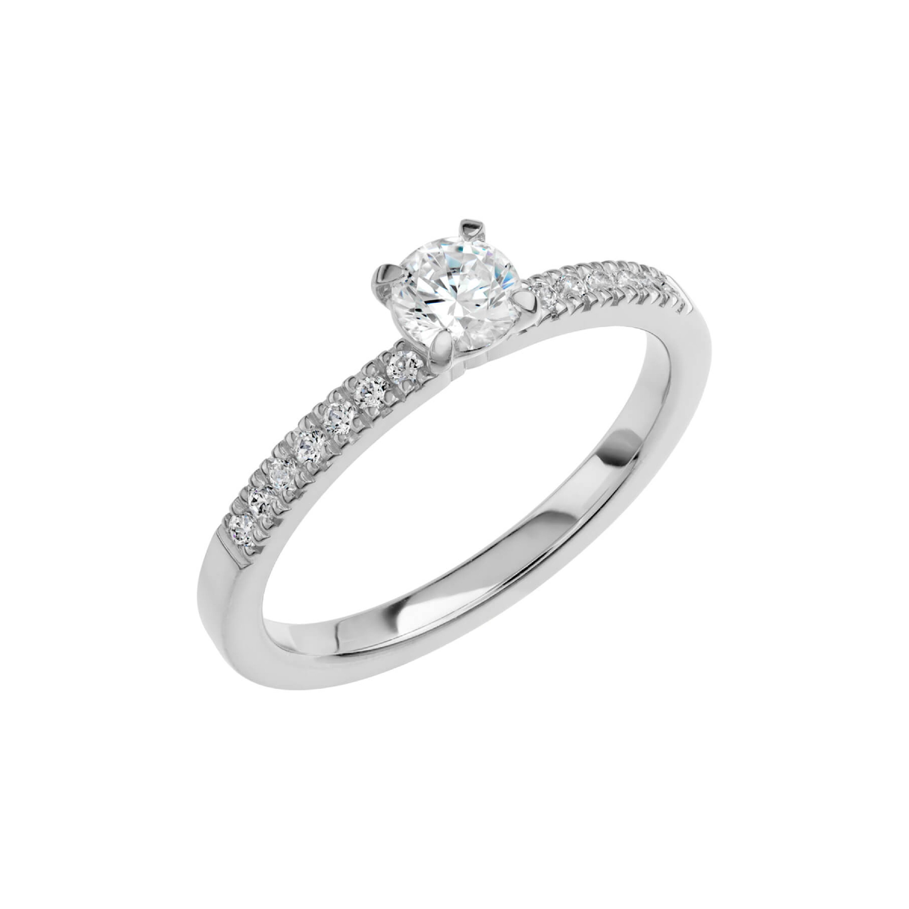 LOVE 08 - Sidostensring i vitguld