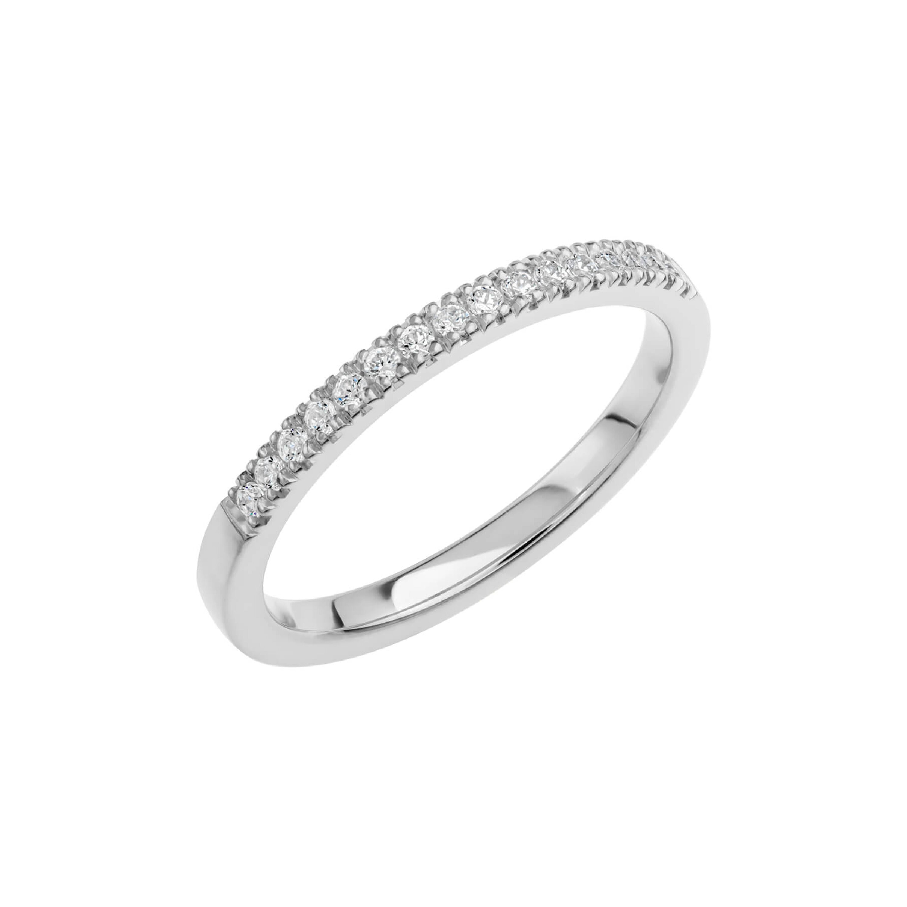 LOVE 09 - Alliansring i vitguld