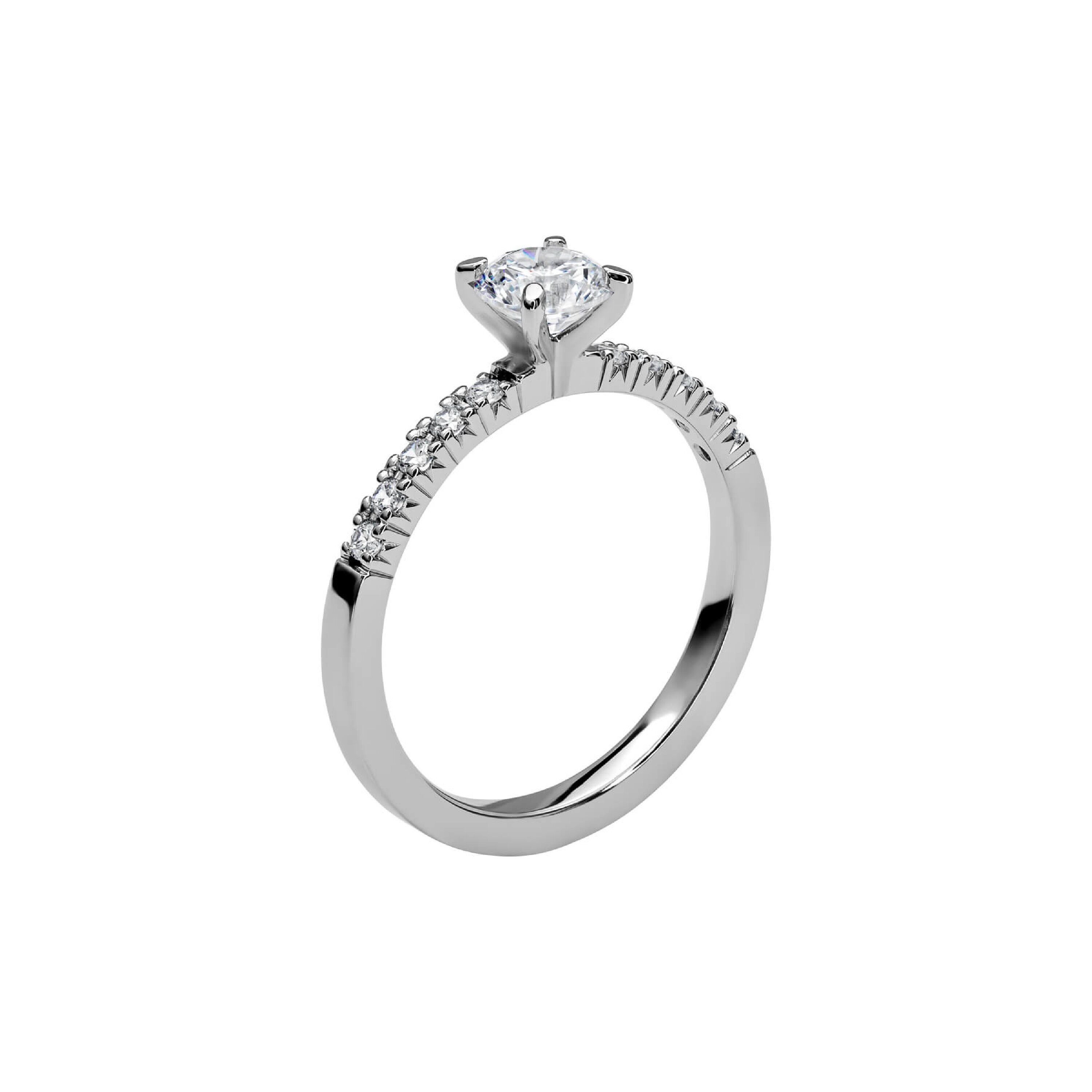 LOVE 11 - Sidostensring i vitguld