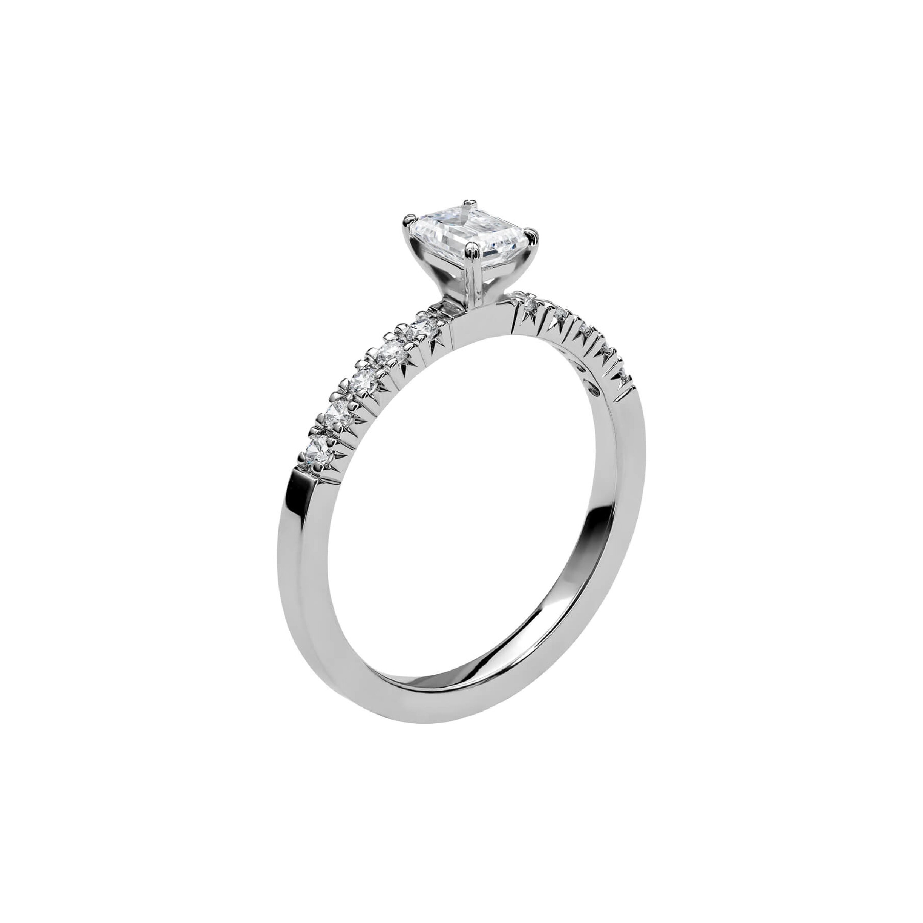LOVE 12 - Sidostensring i vitguld