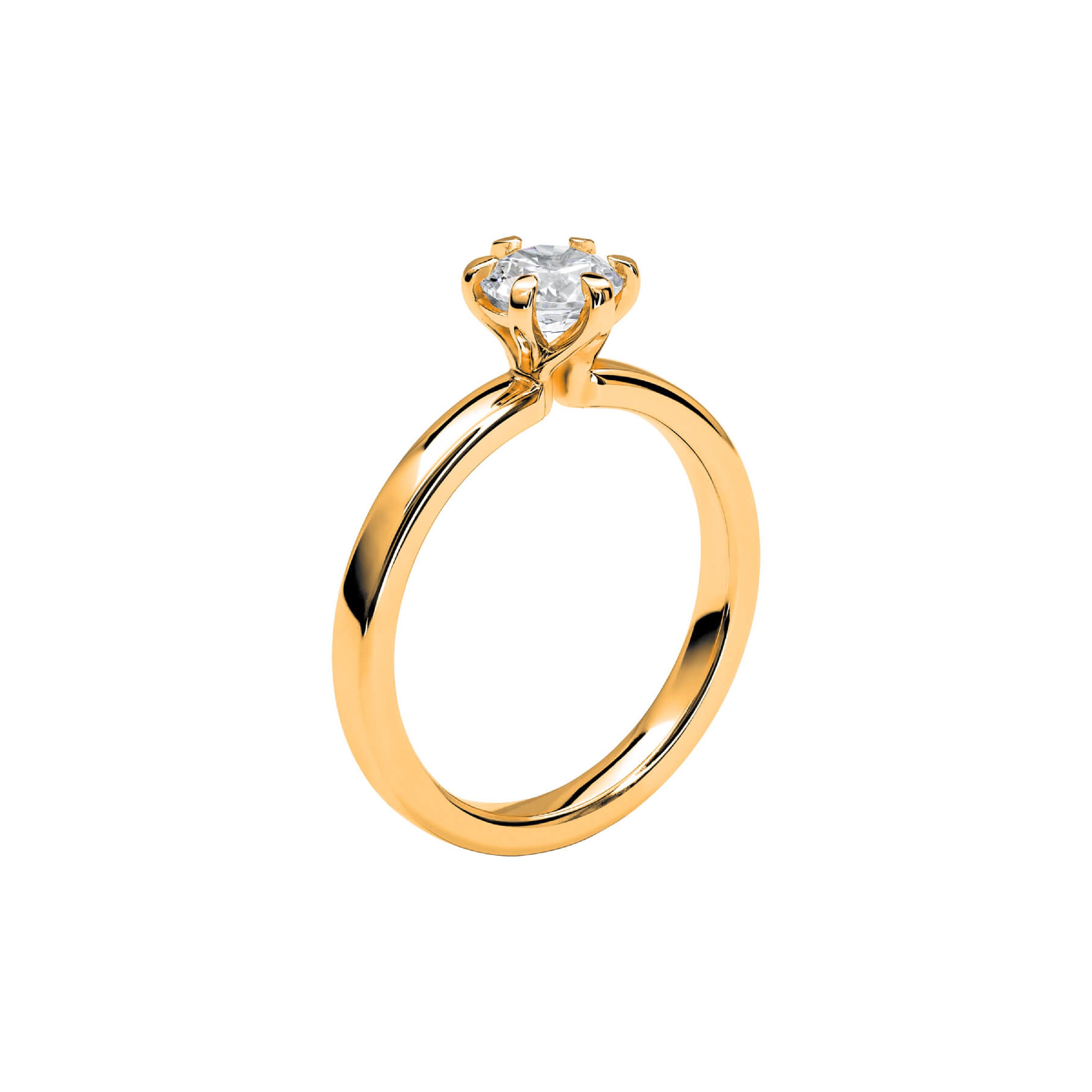 LOVE 15 - Solitärring  i rödguld