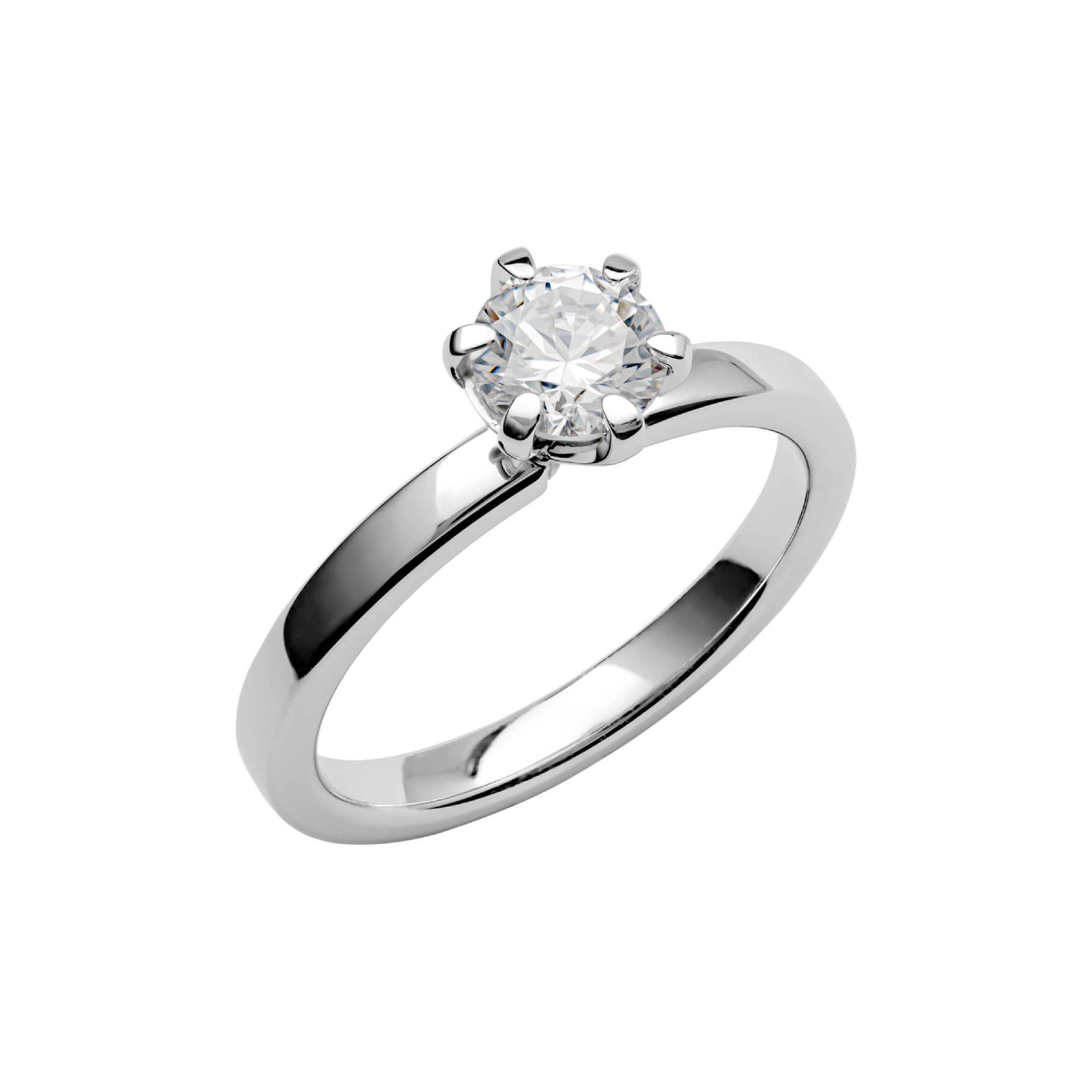 LOVE 15 - Solitärring  i vitguld