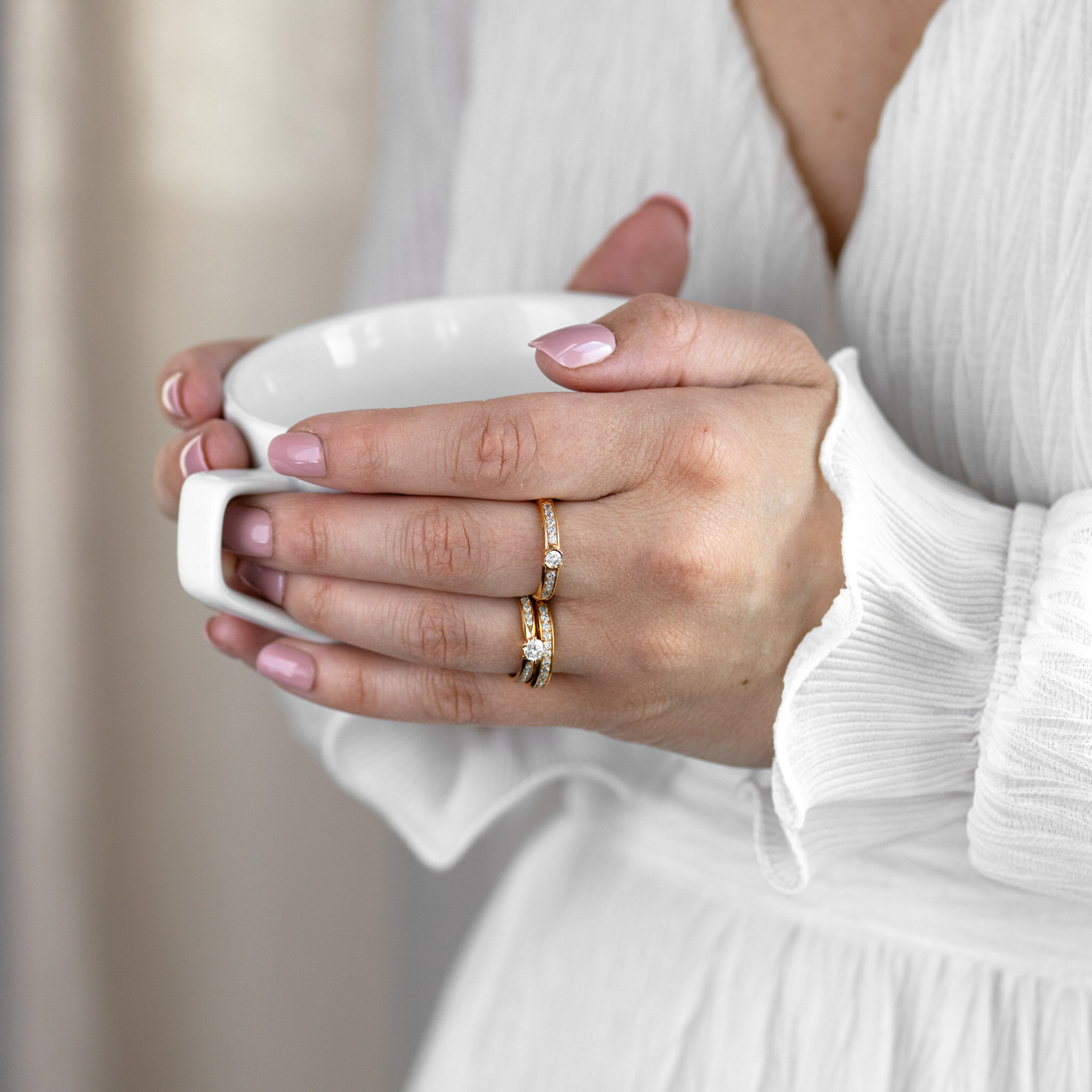 Loreen 0,45 ct vitguld