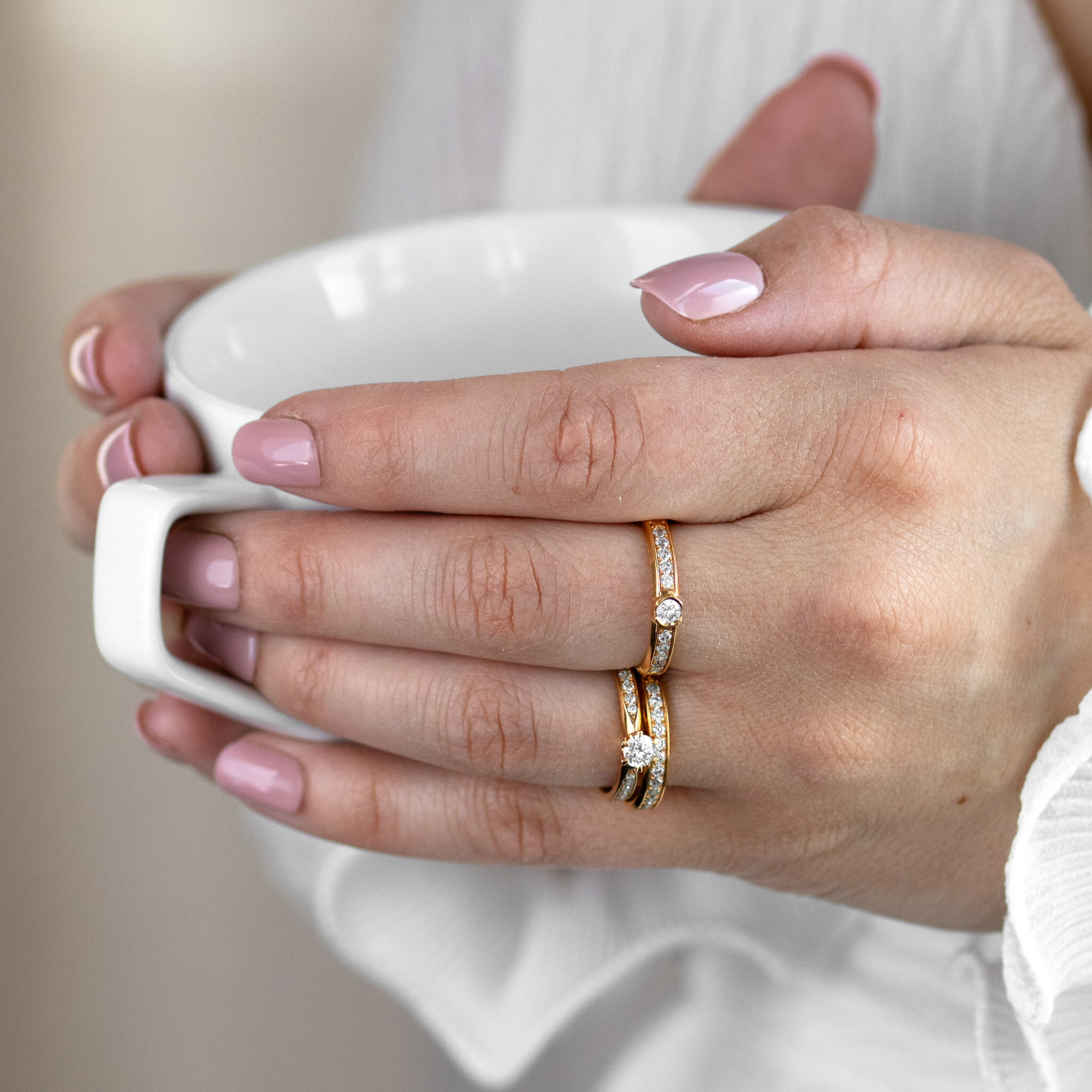 Loreen 0,45 ct vitguld