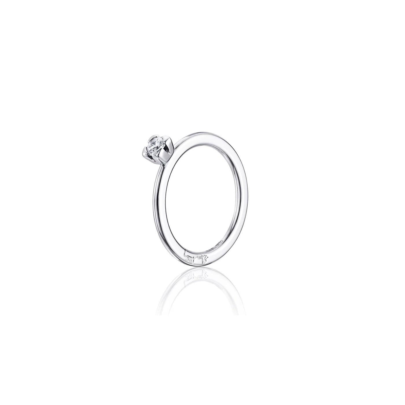 Love Bead Wedding Ring 0.19 ct