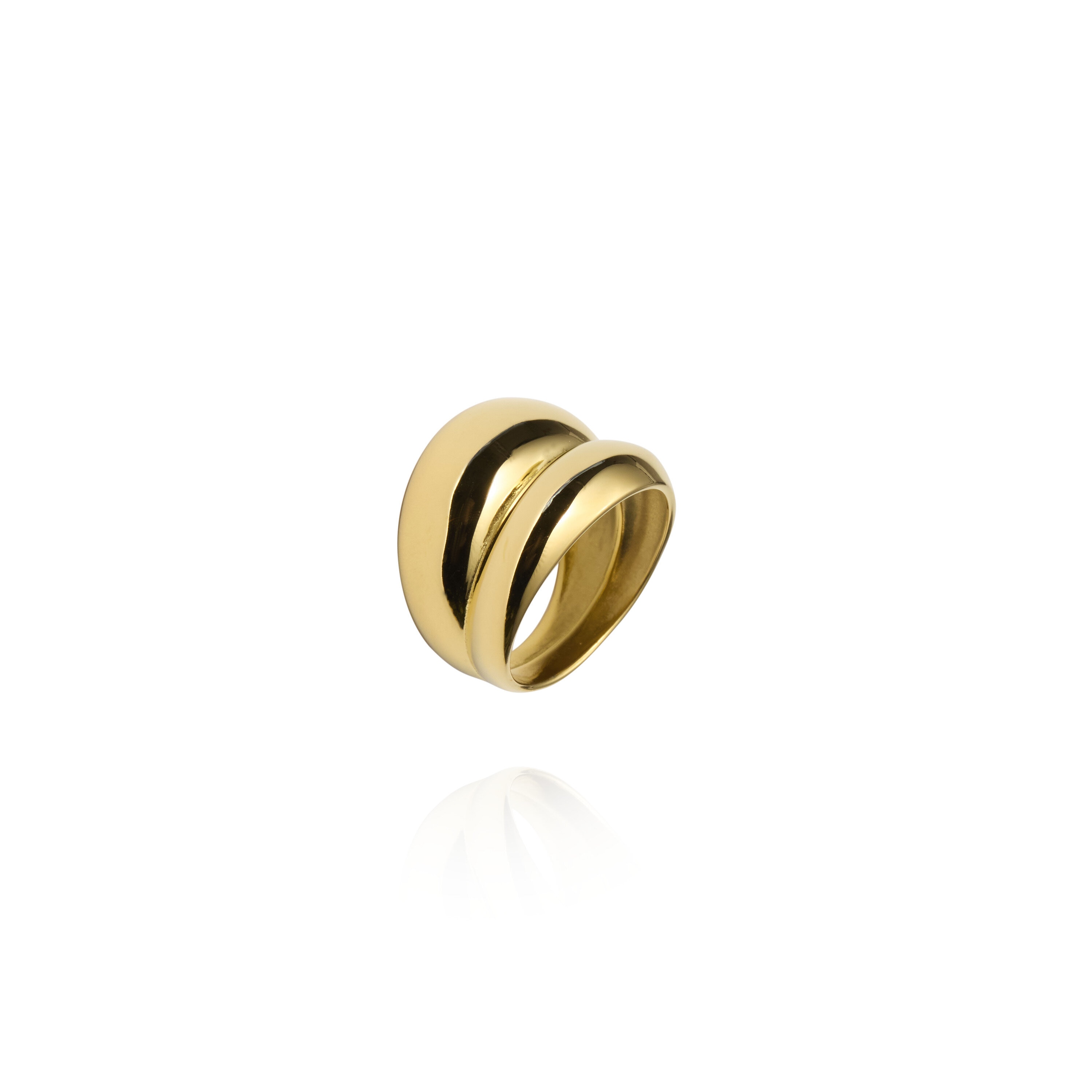  Rebel Double Gold Ring #54