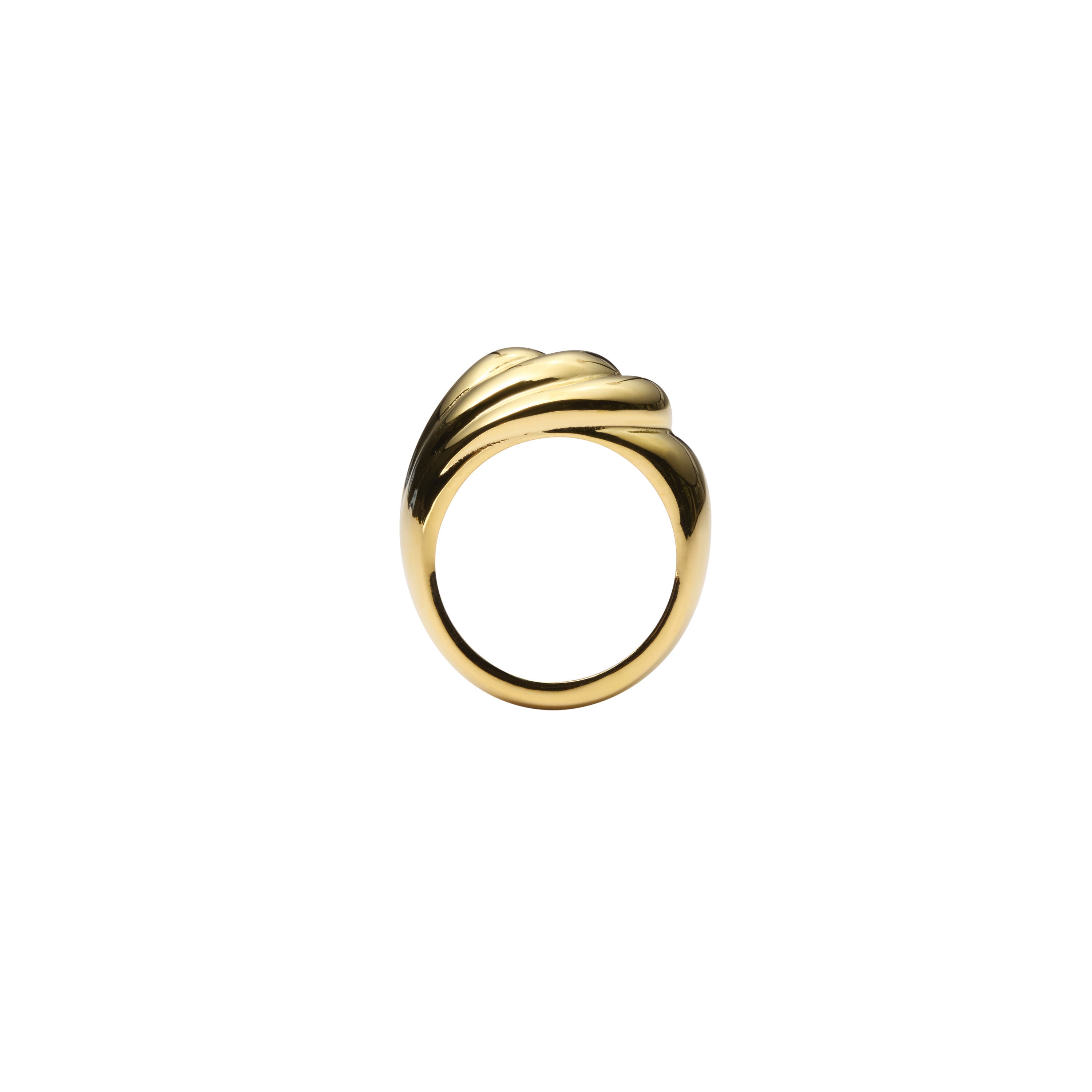 Deco Bold Gold Ring #54