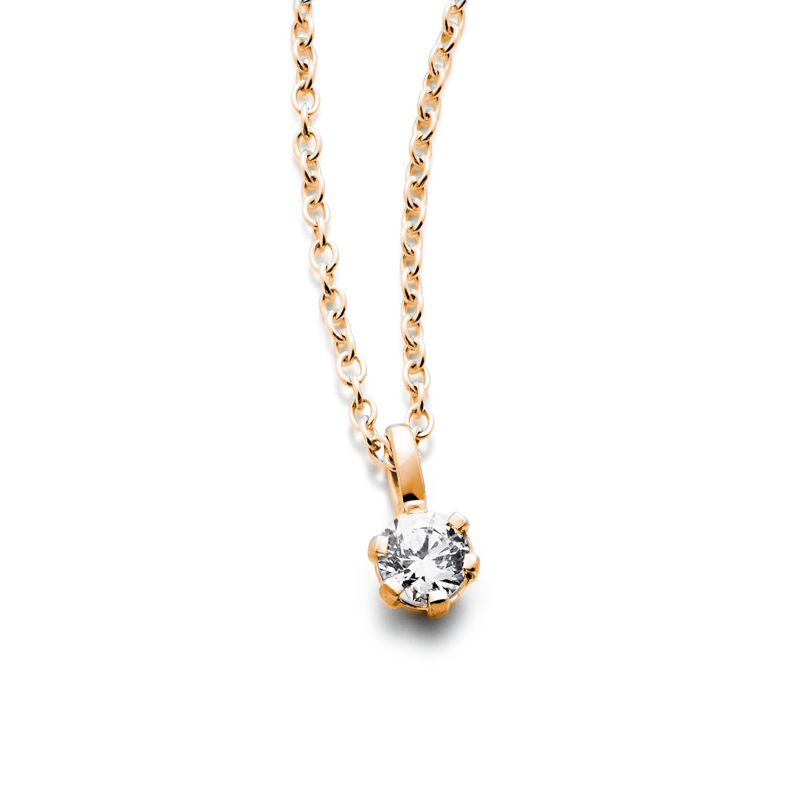 Meja hänge 18K rödguld 0,35 ct