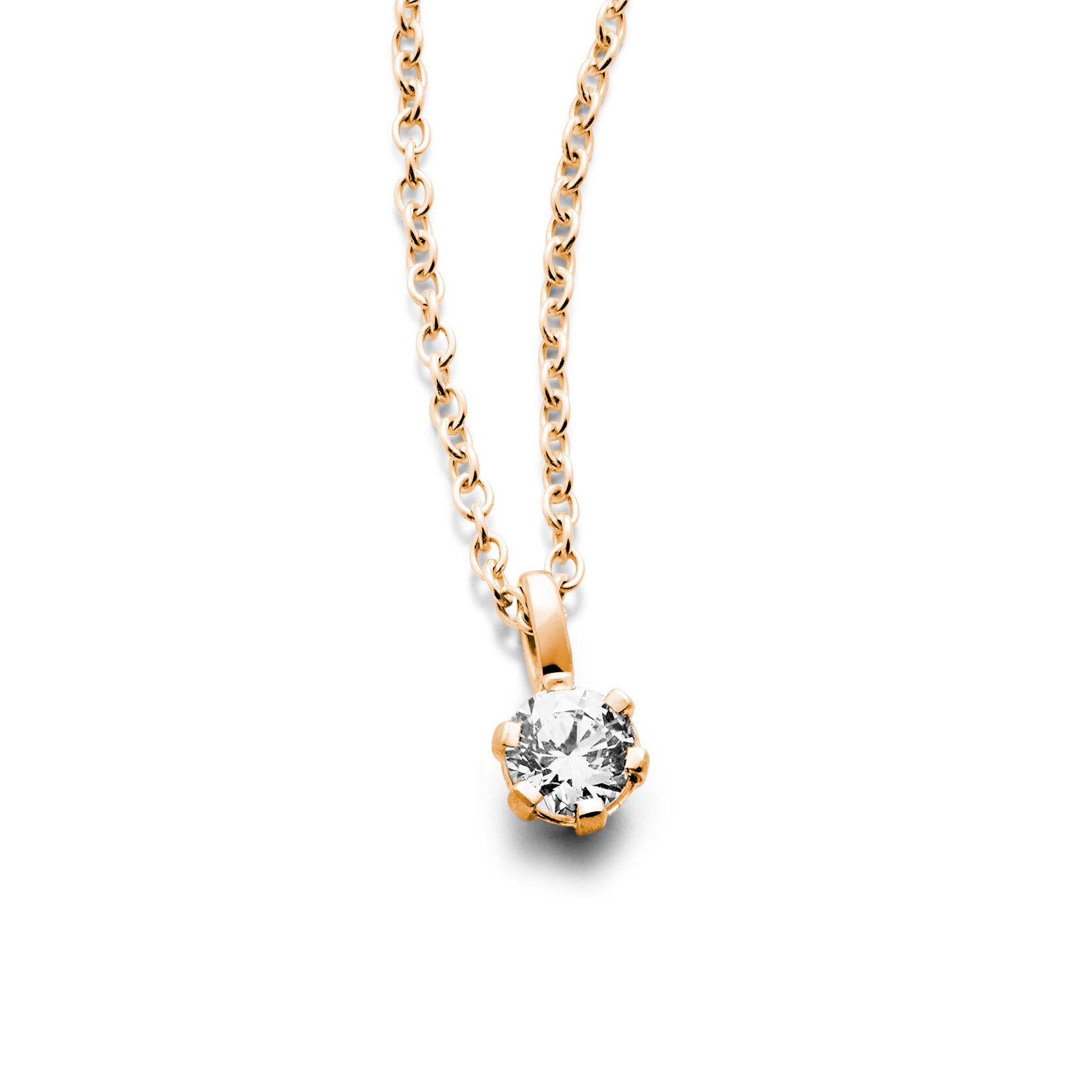Meja hänge 18K rödguld 0,40 ct