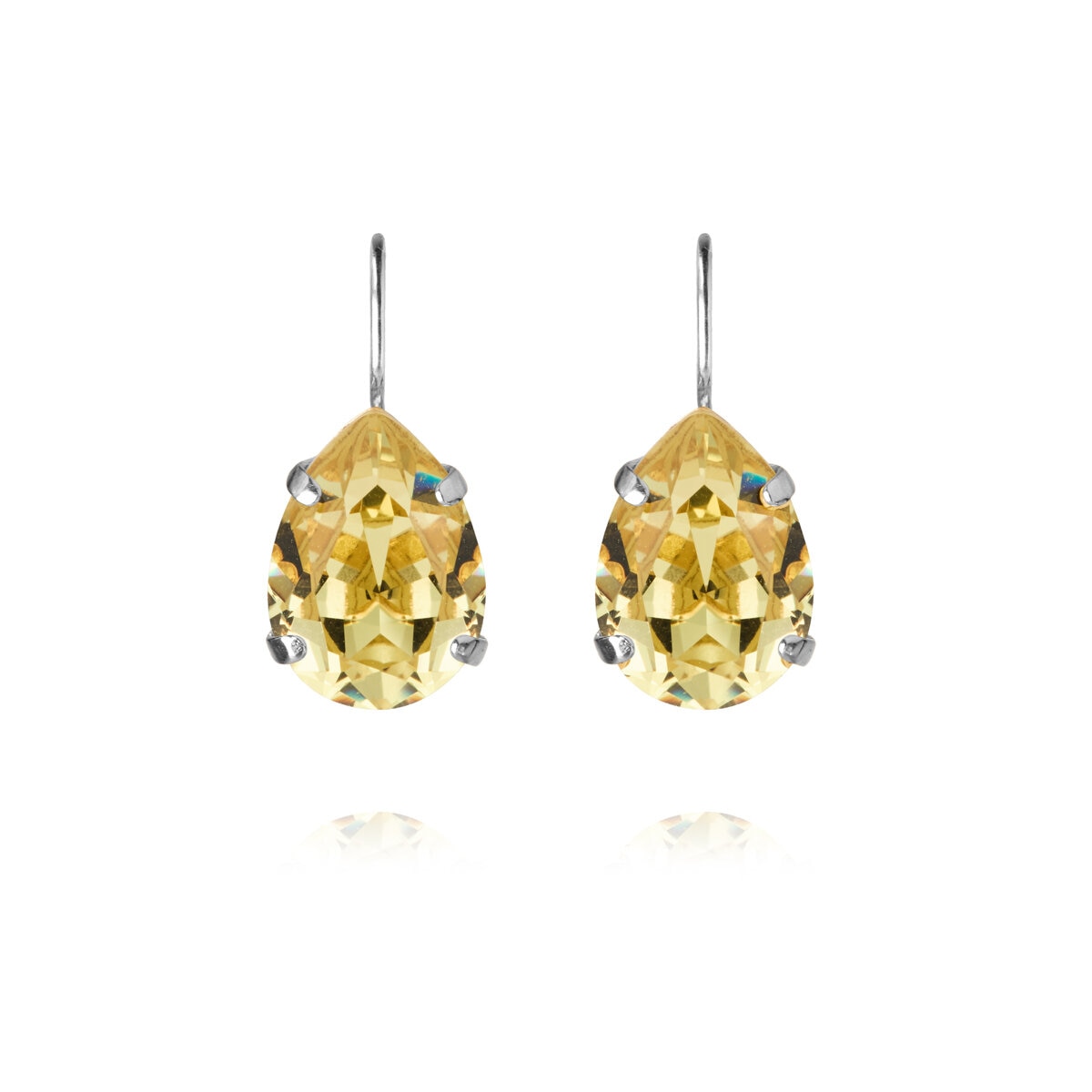 Mini Drop Clasp Earrings / ReCreated™ Dark Jonquil