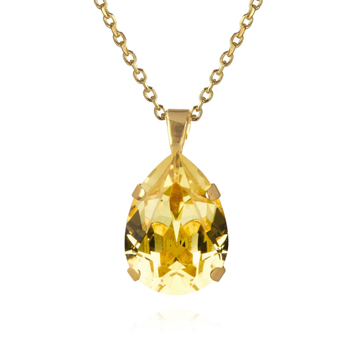 Mini Drop Necklace / ReCreated™ Dark Jonquil