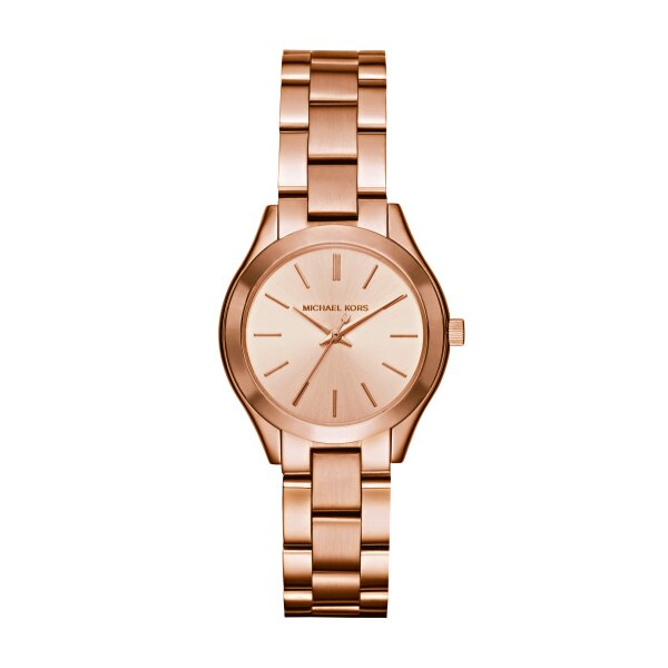 Slim runway mini rose gold-tone