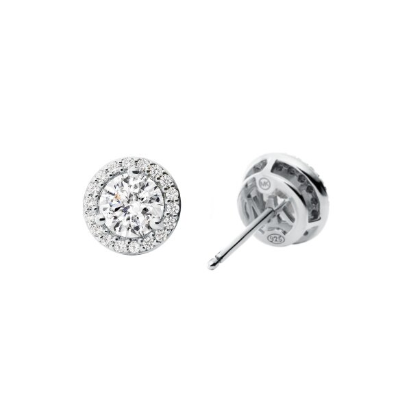 Stud earrings silver