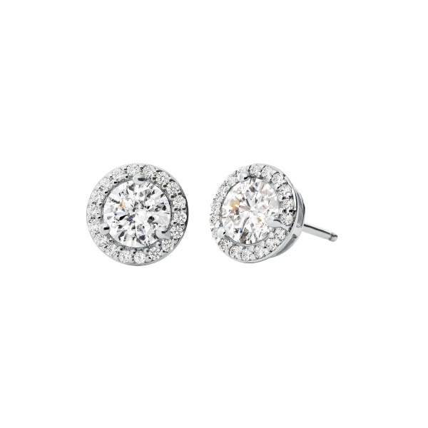 Stud earrings silver