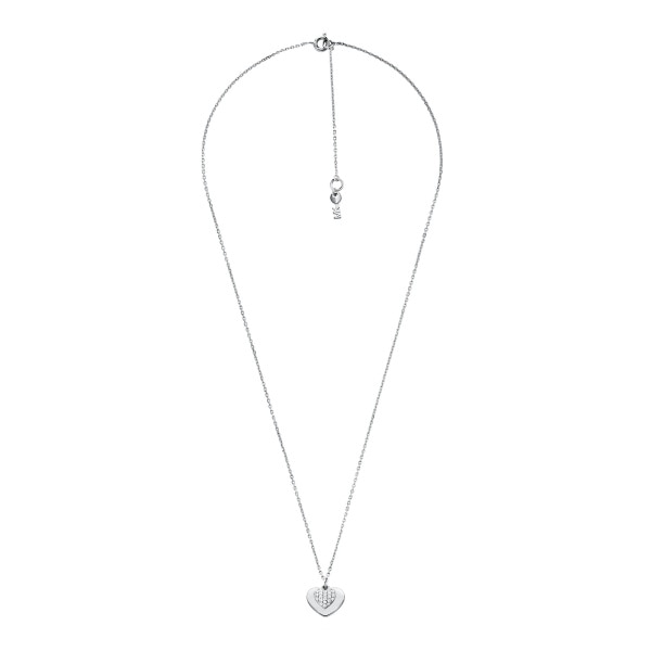Hearts necklace silver