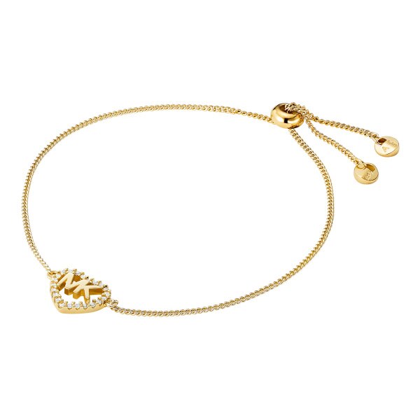 Premium bracelet heart gold/cz