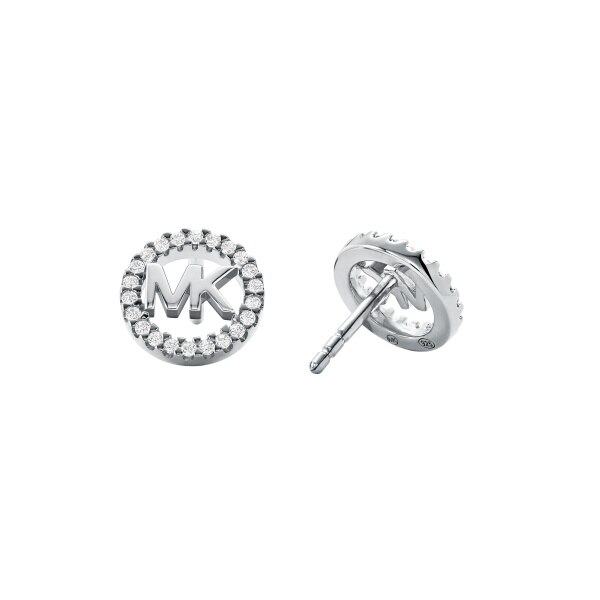 Premium earrings logo silver