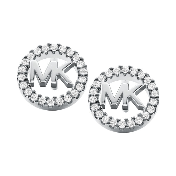 Premium earrings logo silver