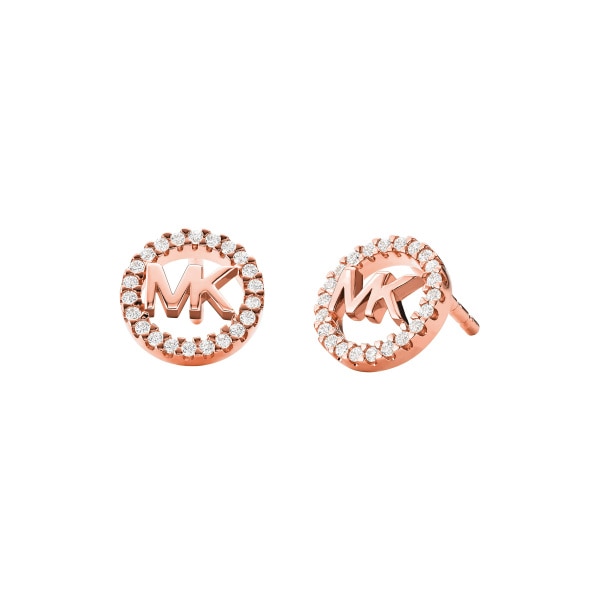 Premium earstuds rose gold/cz