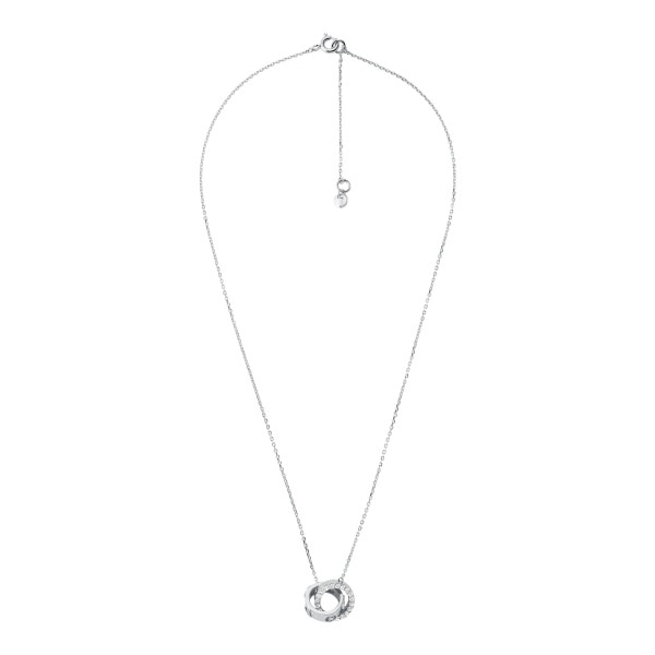 Premium necklace circles (silver)