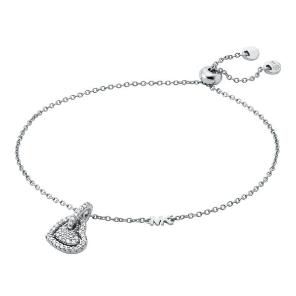 Michael Kors Love hjärtarmband silver