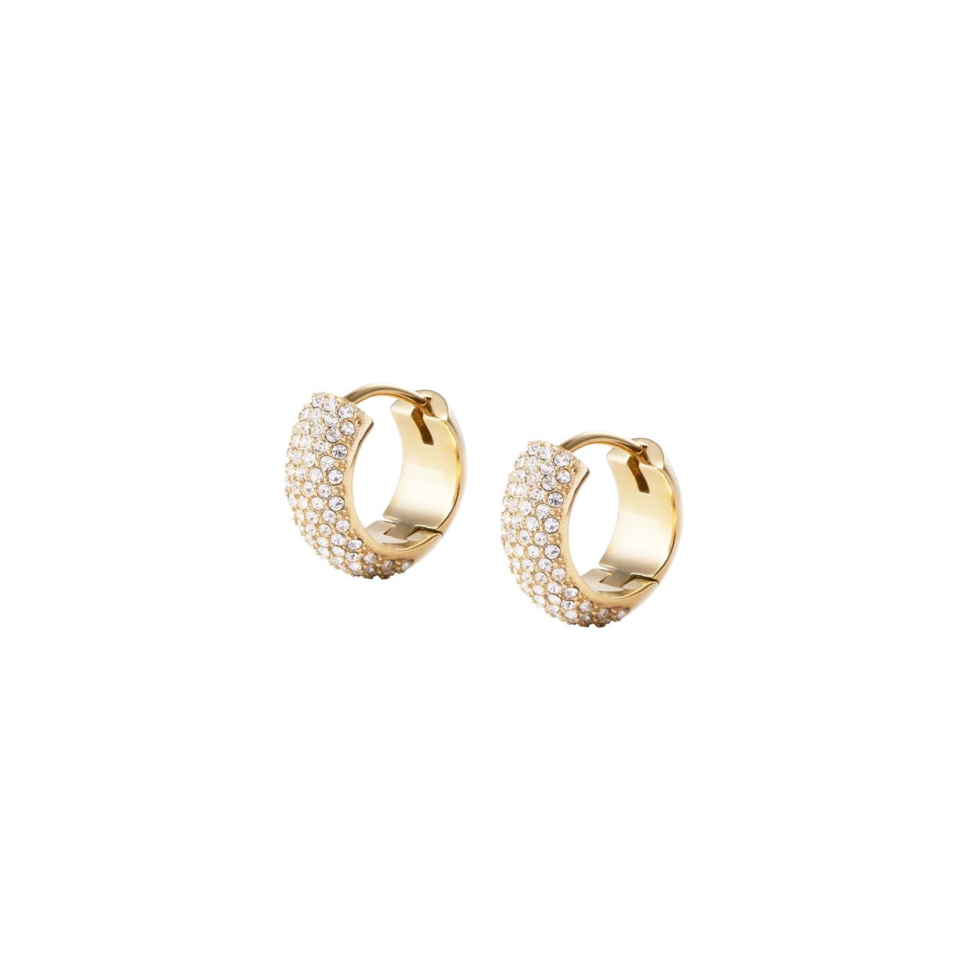 Amour Gold Hoops Small