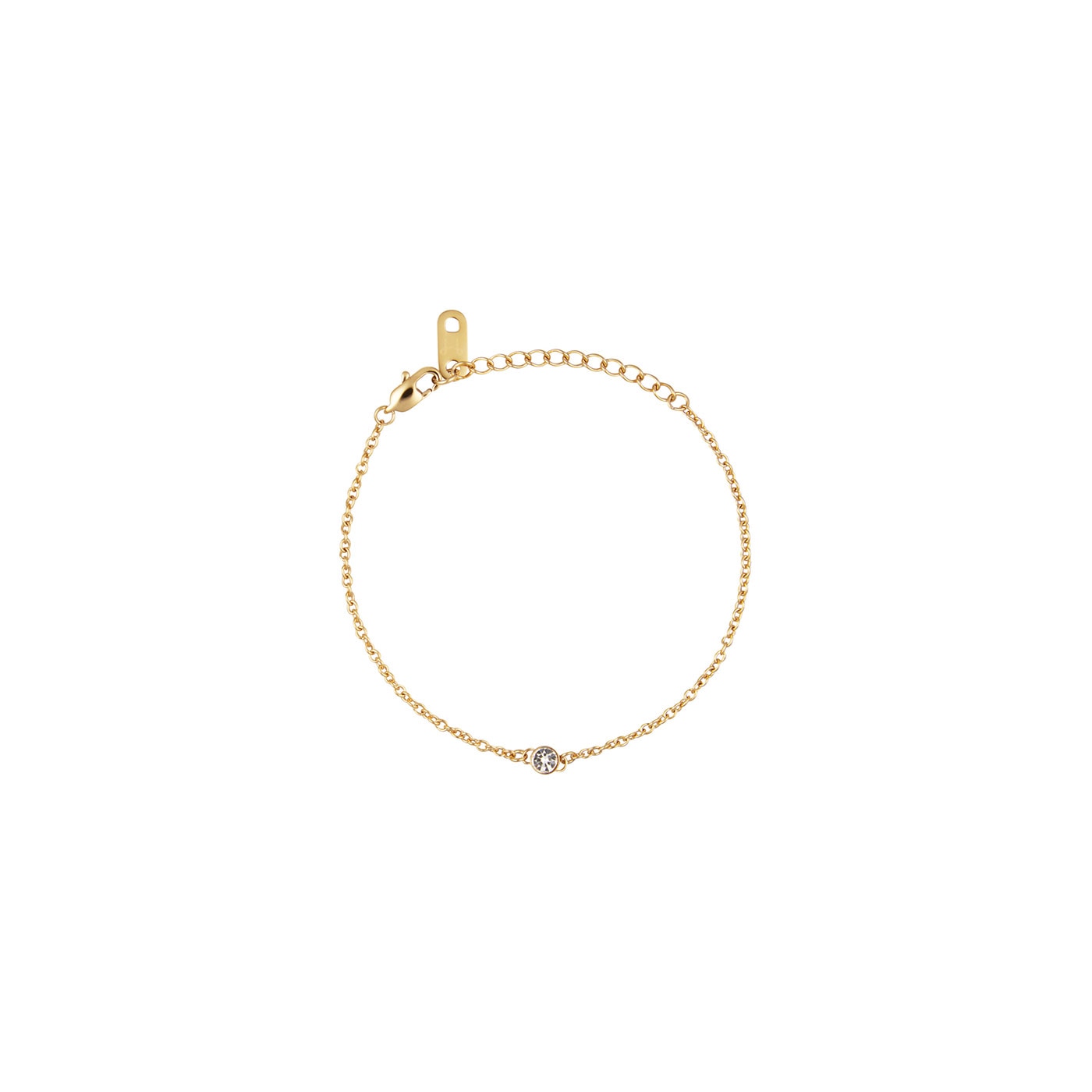 Thin Diamond bracelet Gold