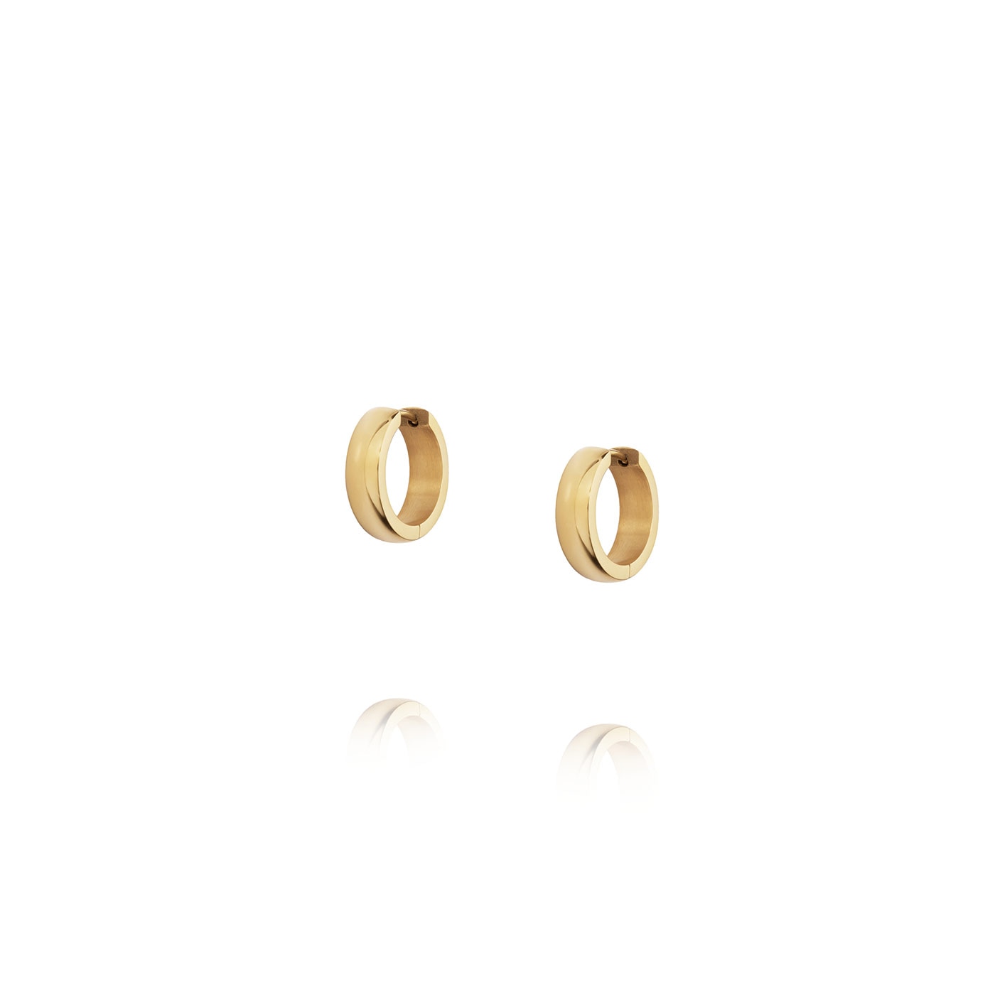 Chunky Gold Hoops Large