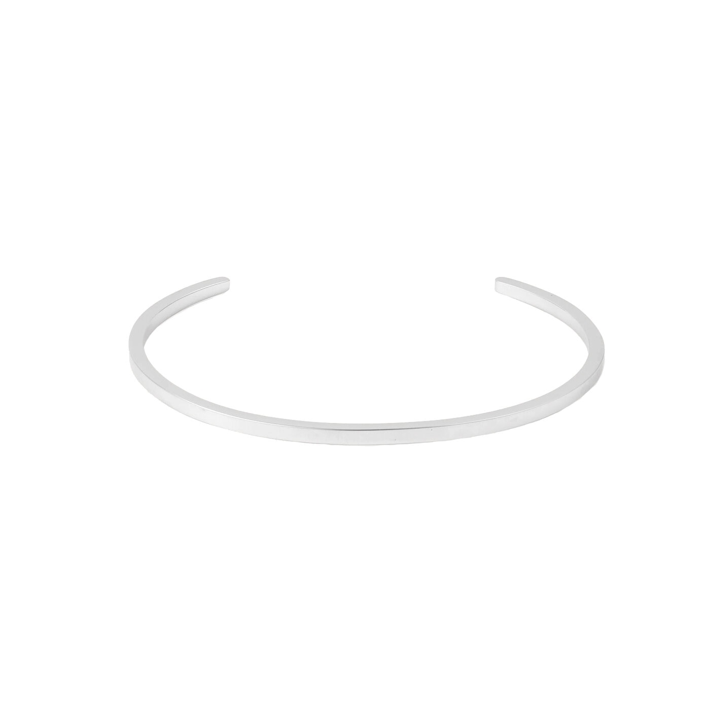 Sleek Bangle Silver Medium