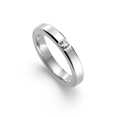 Moa 0,10 ct vitguld