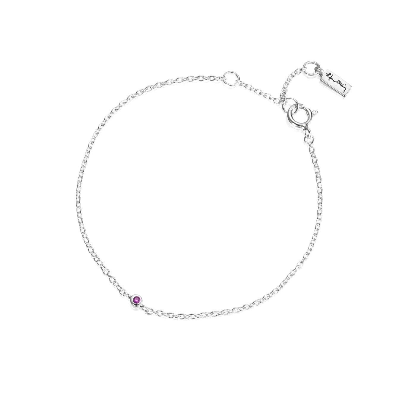 Micro Blink Bracelet - Pink Sapphire