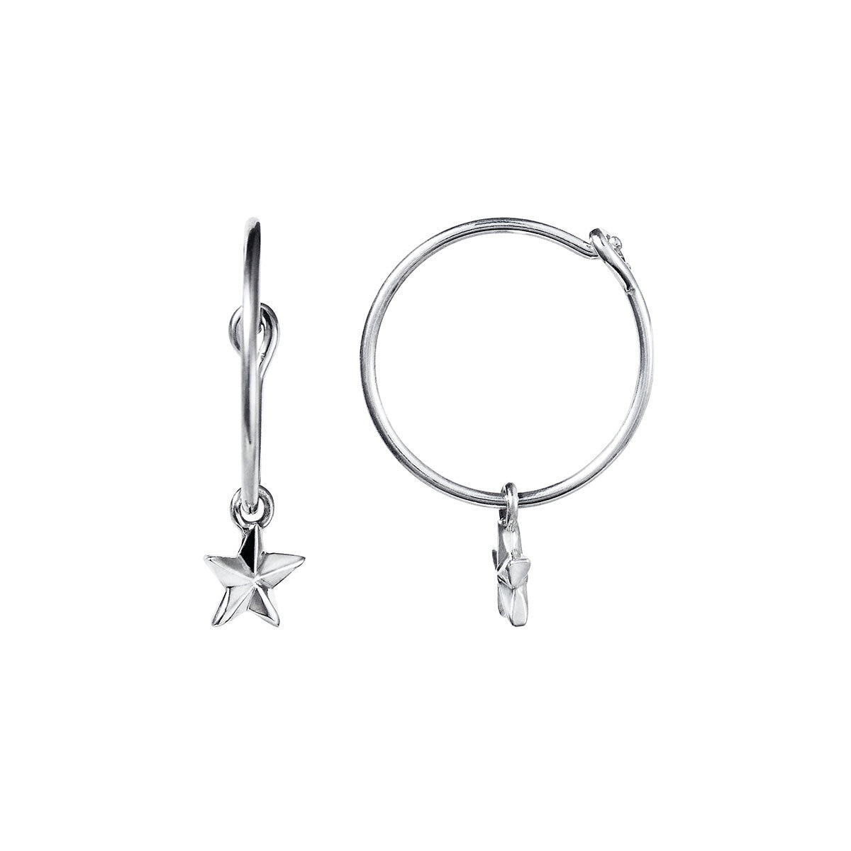 Micro Catch A Falling Star Hoops