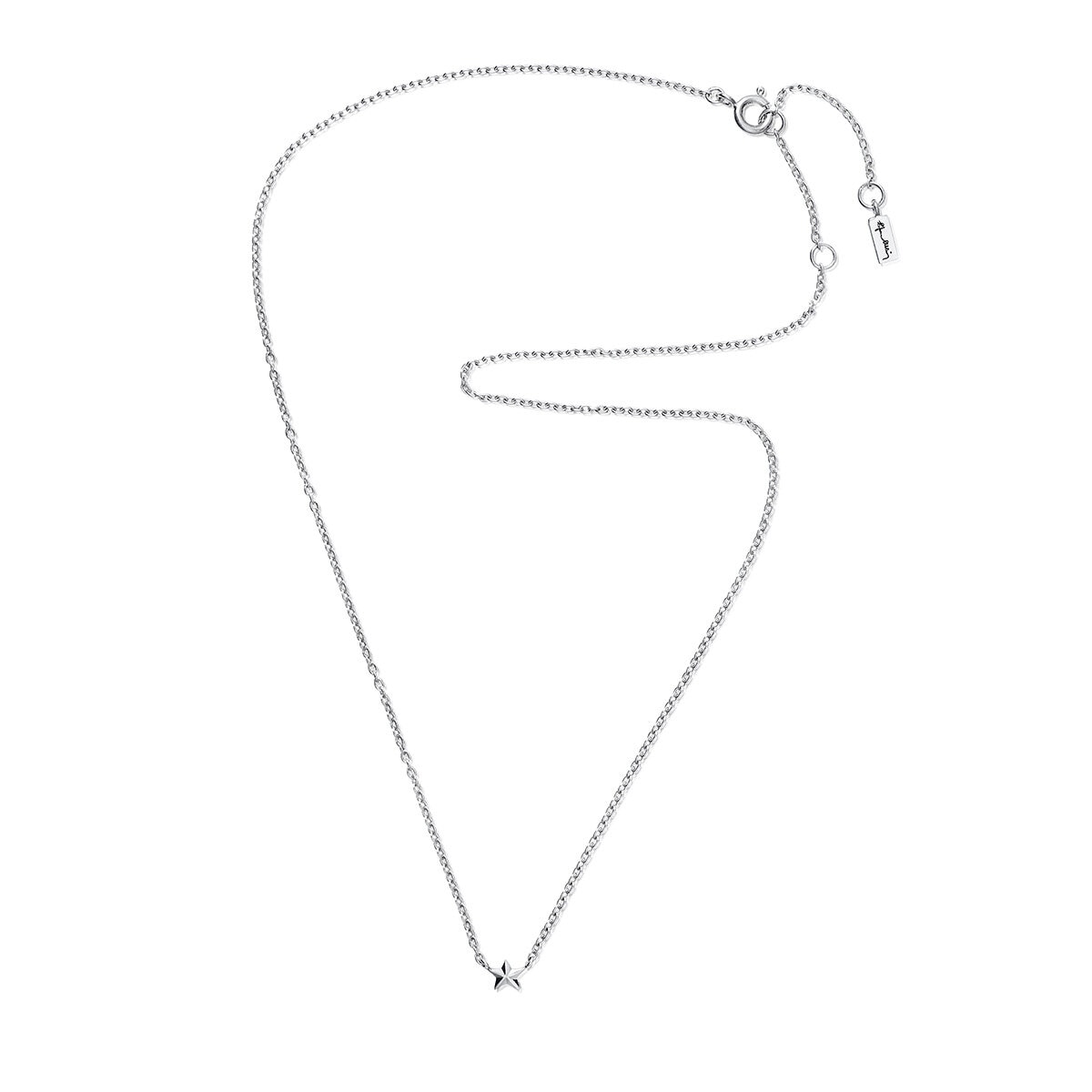 Micro Catch A Falling Star Necklace