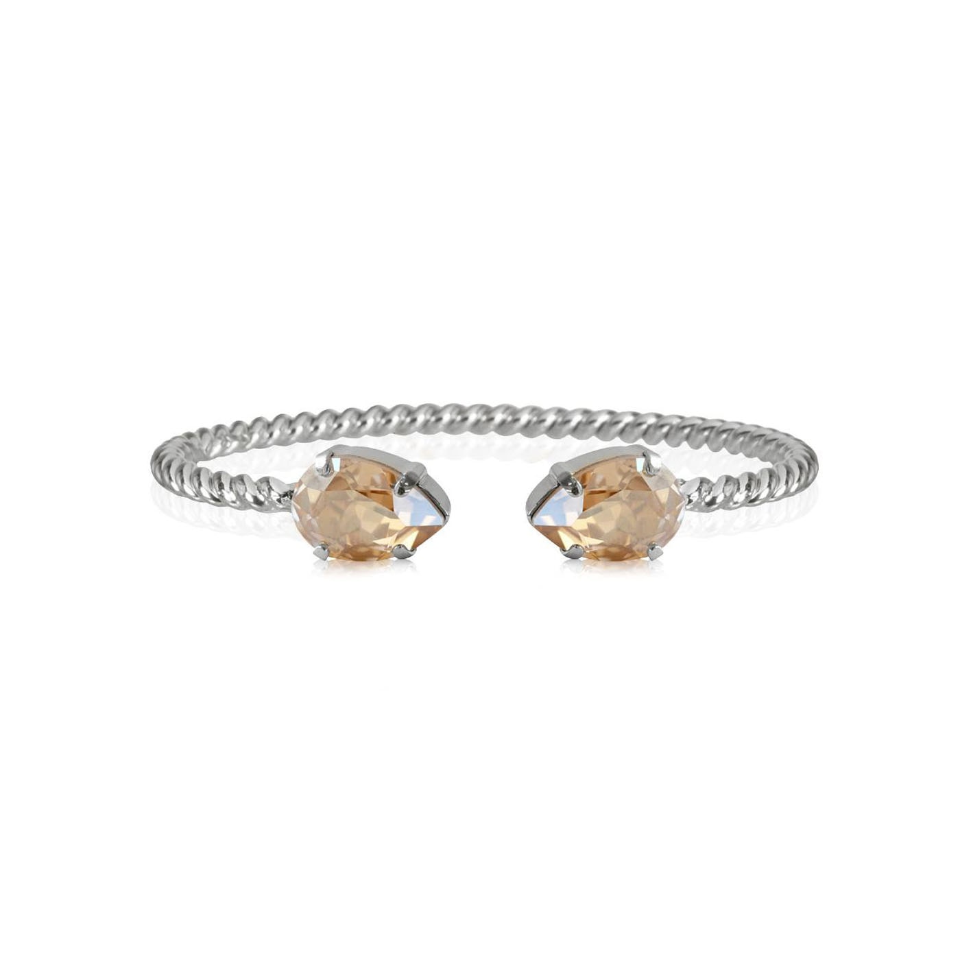 Mini Drop Bracelet Rhodium Golden Shadow