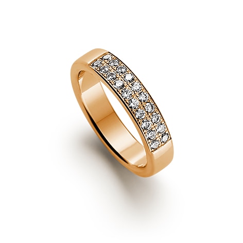 Nora 0,40 ct rödguld