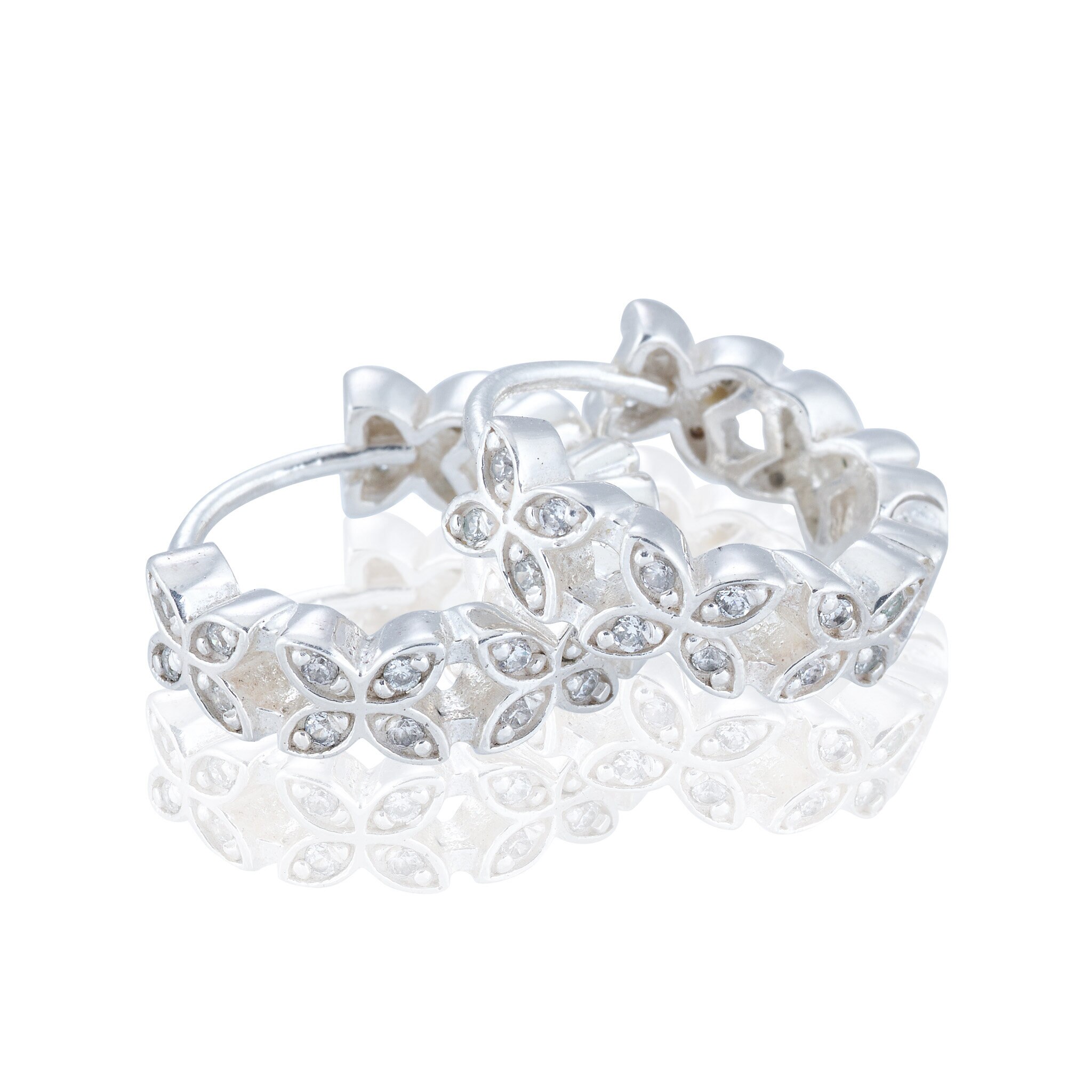 Sparkling ellipse mini Örhängen creol - S