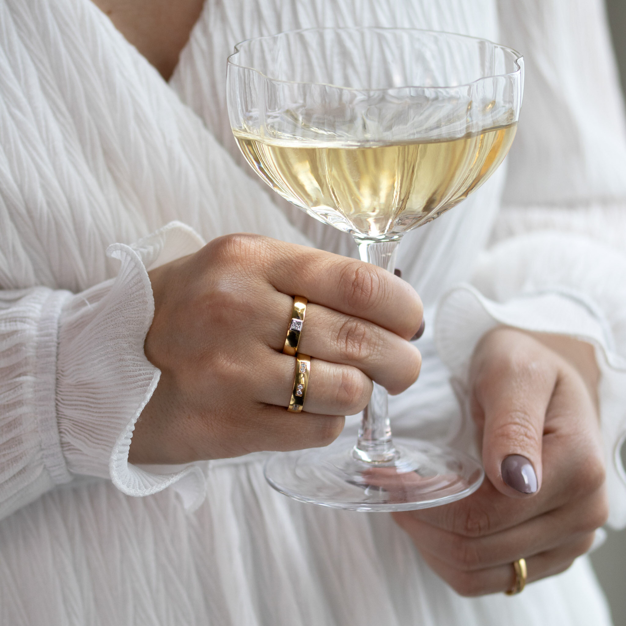 Nancy 0,12 ct rödguld