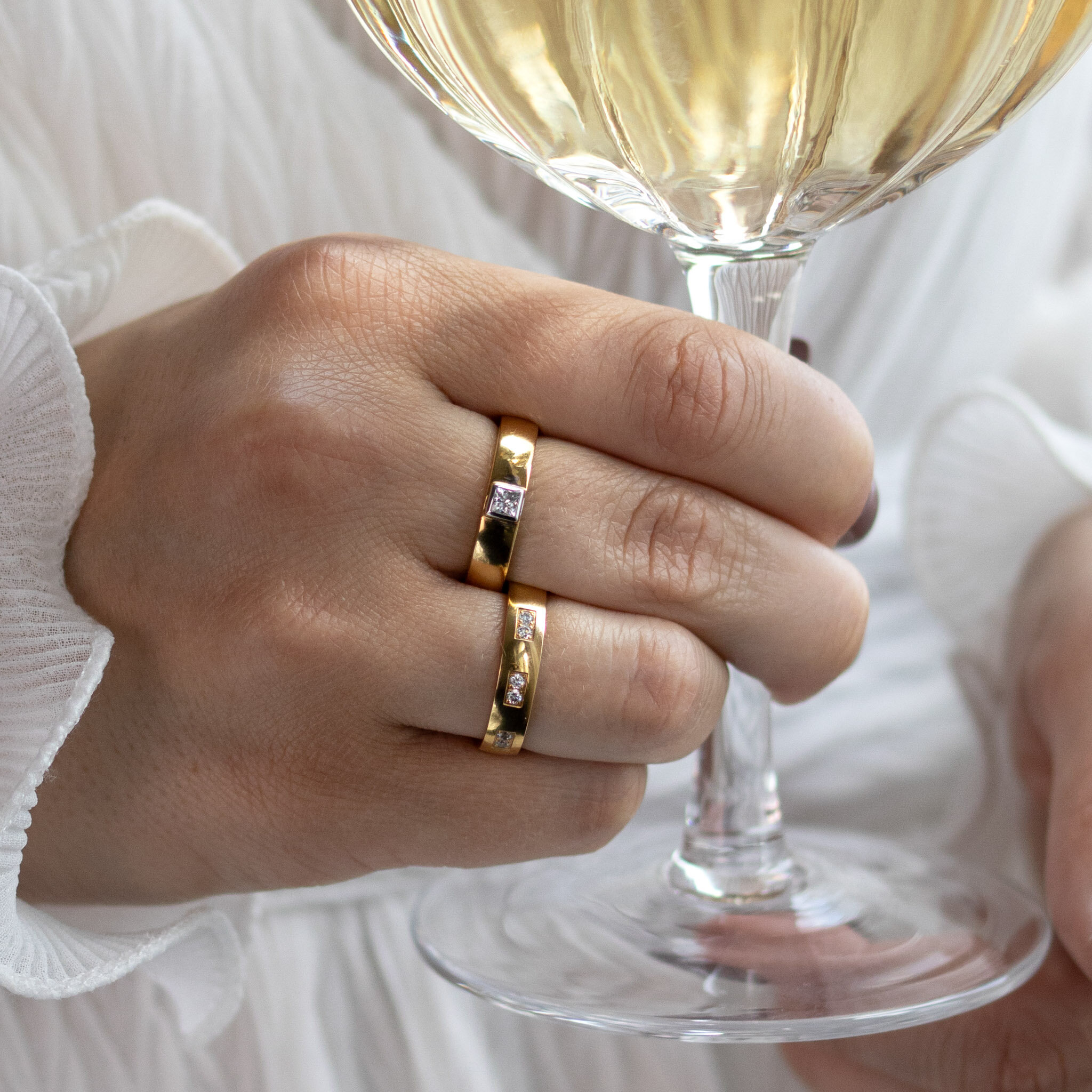 Nancy 0,12 ct rödguld