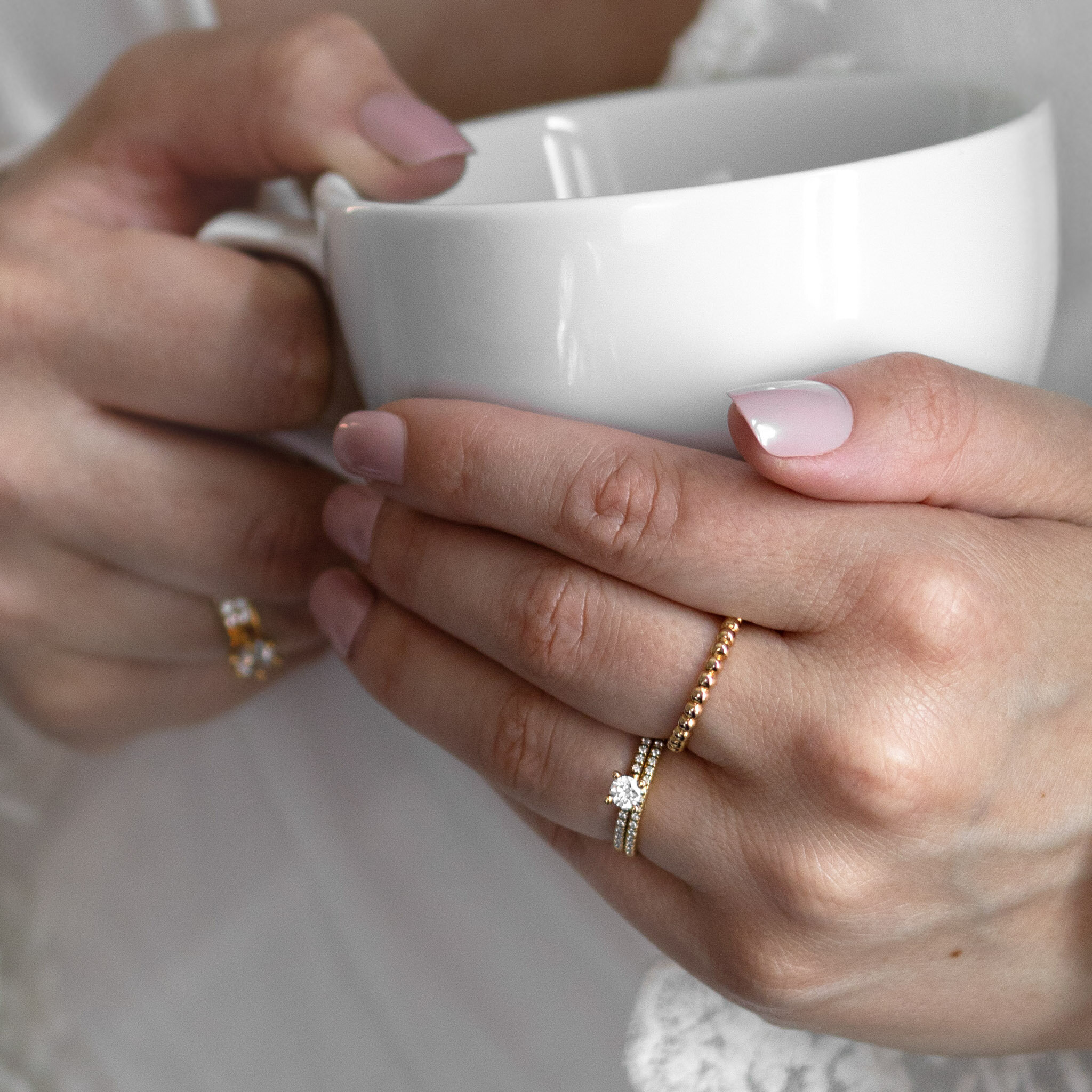 Odette 0,085 ct rödguld