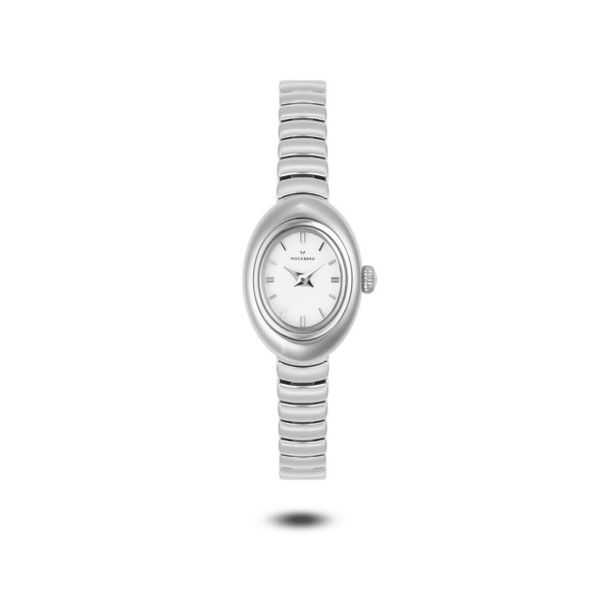 Belle Oval Petite Steel Watch