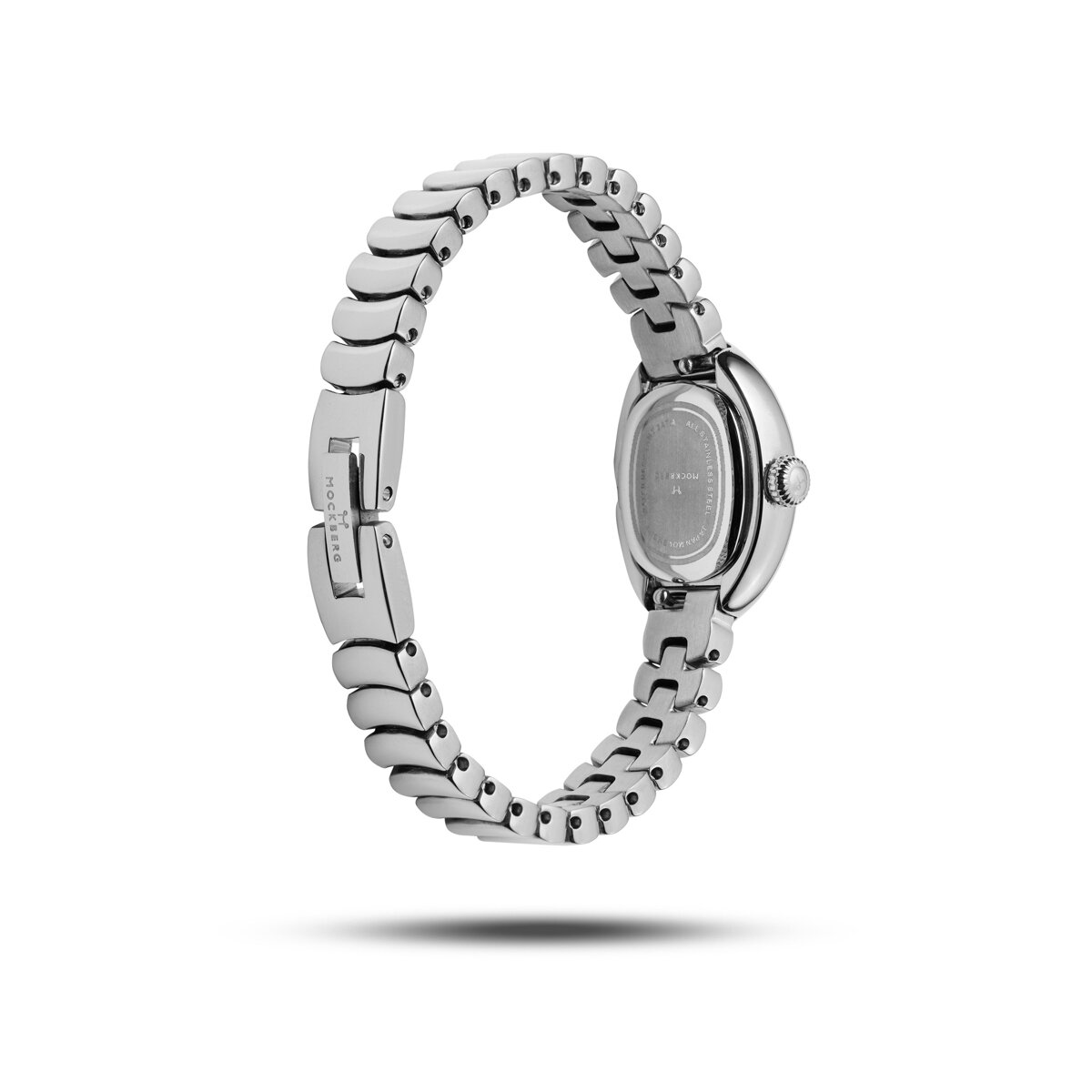 Belle Oval Petite Steel Watch