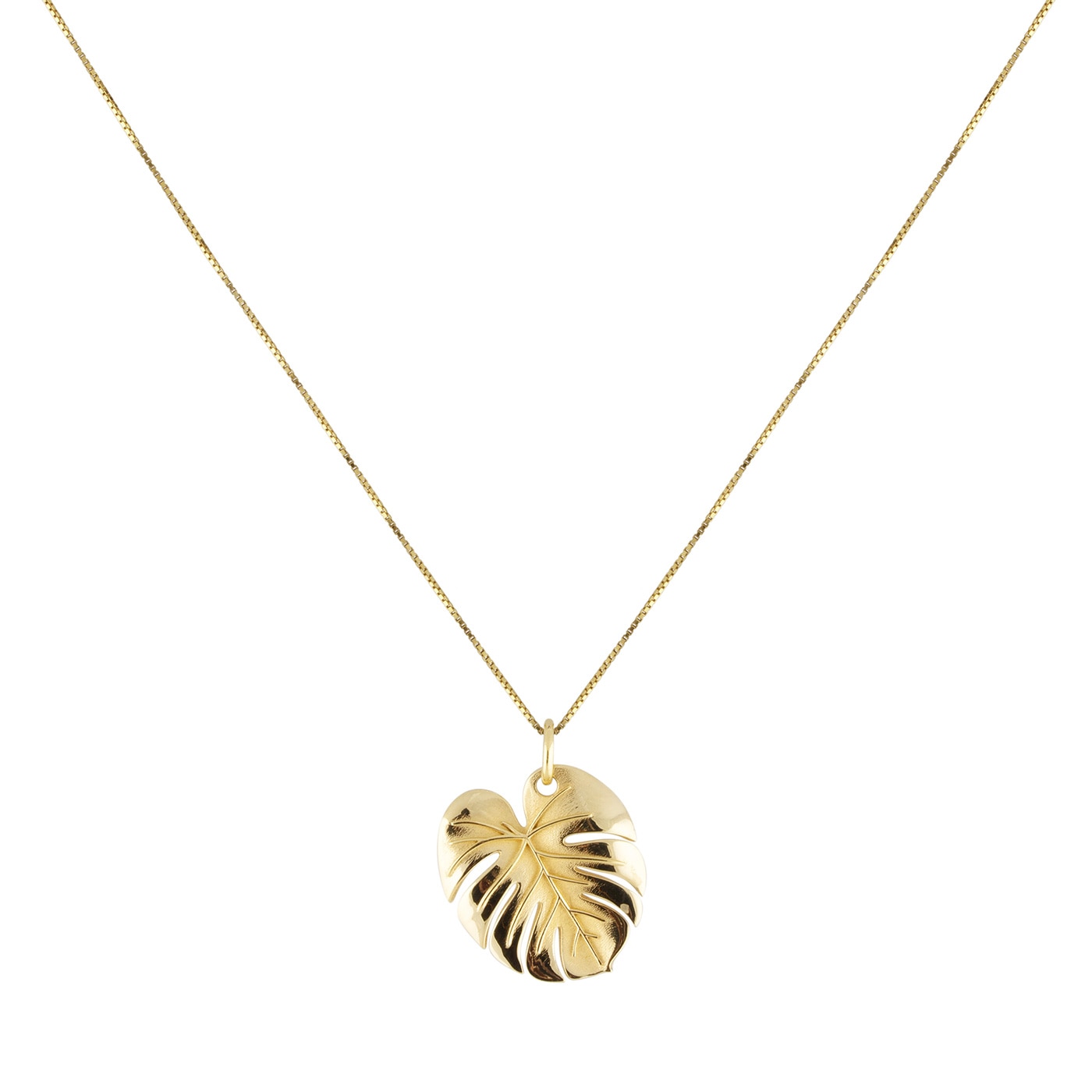 Palm-Leaf-necklace-gold