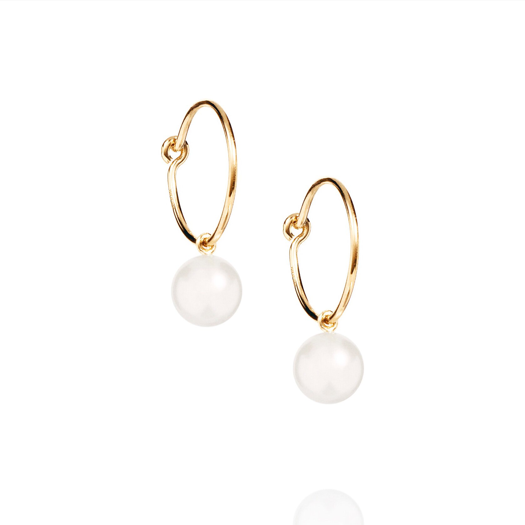 Pop Pearls Hoops
