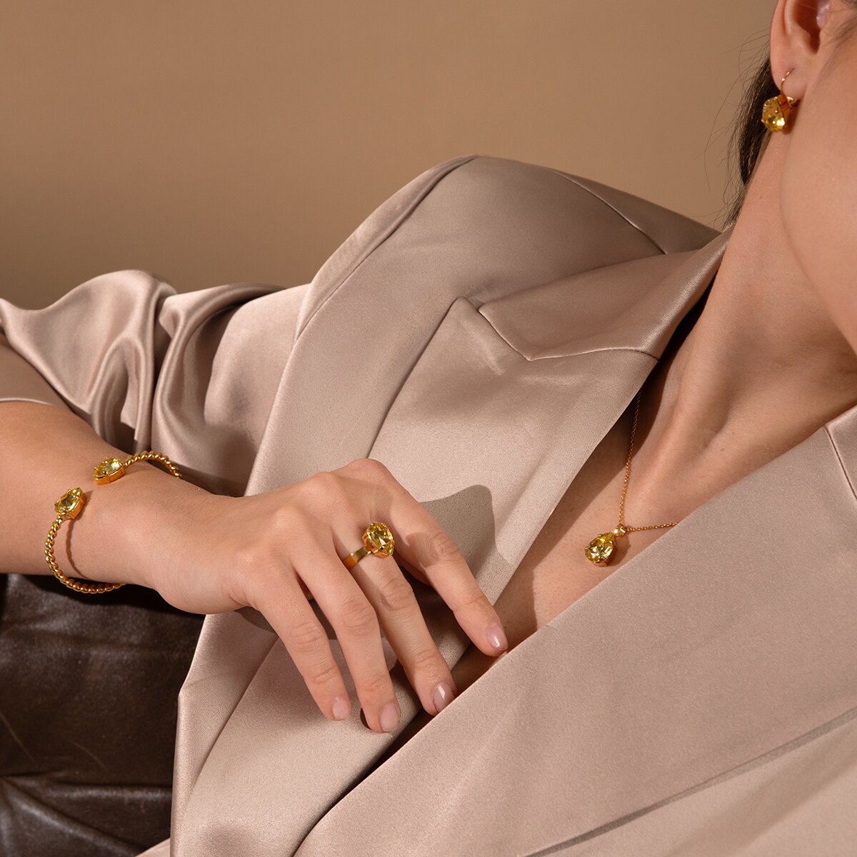 Mini Drop Bracelet / ReCreated™ Dark Jonquil