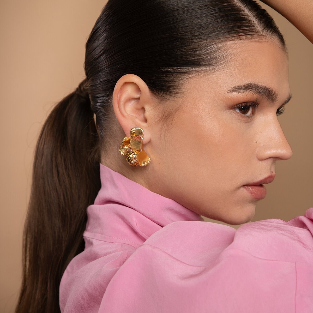 Malva Earrings / Crystal