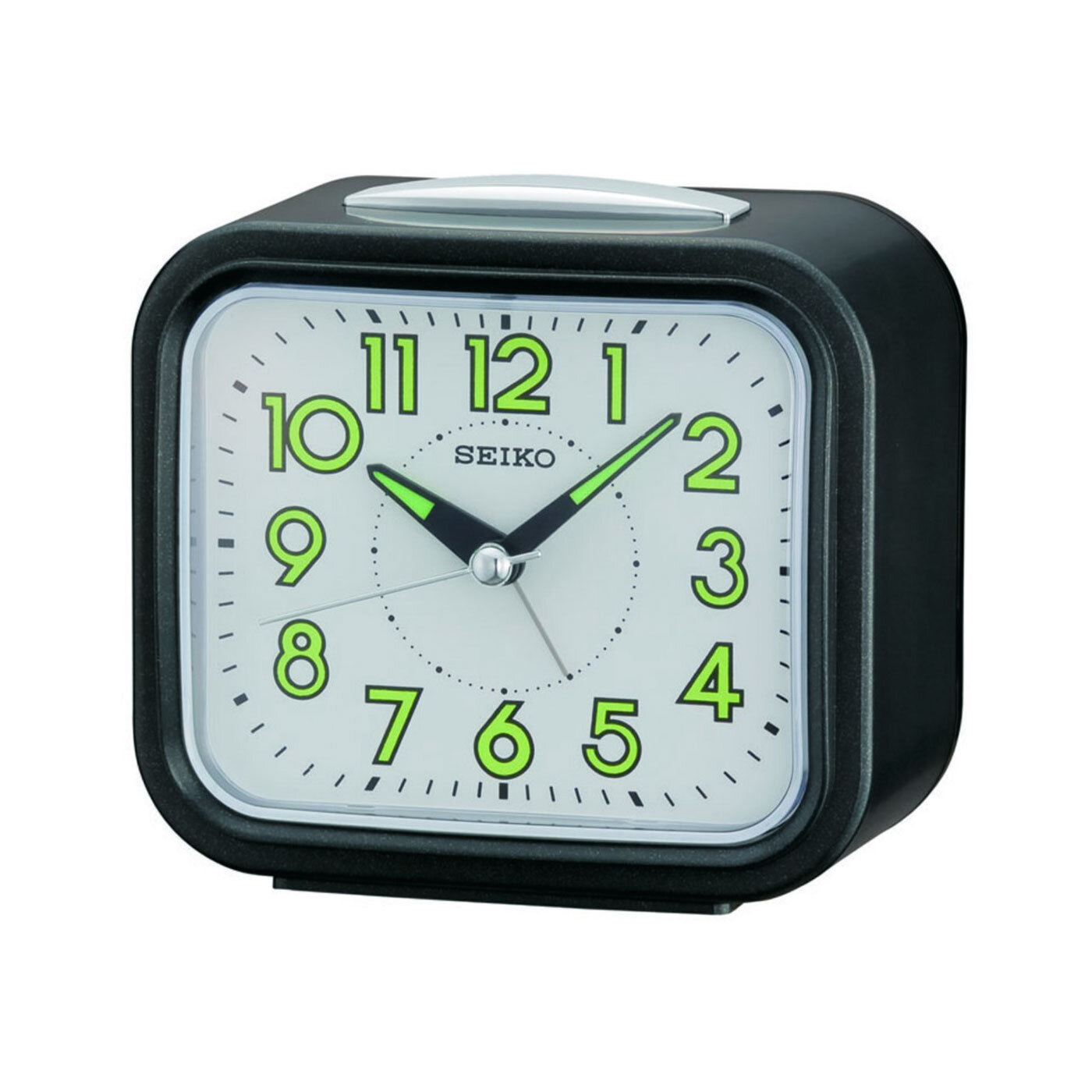 SEIKO ALARM CLOCK9X10X5 CM SWEEP BELL SNOOZE LIGHT