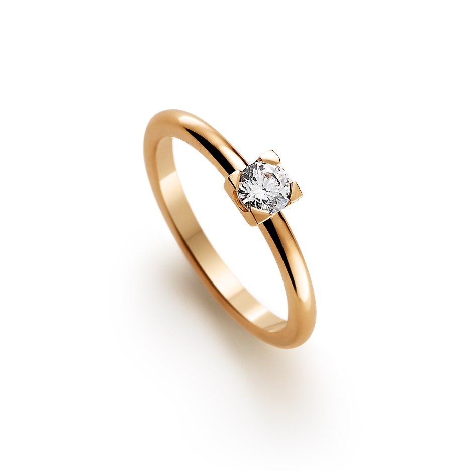 Robyn 0,30 ct rödguld