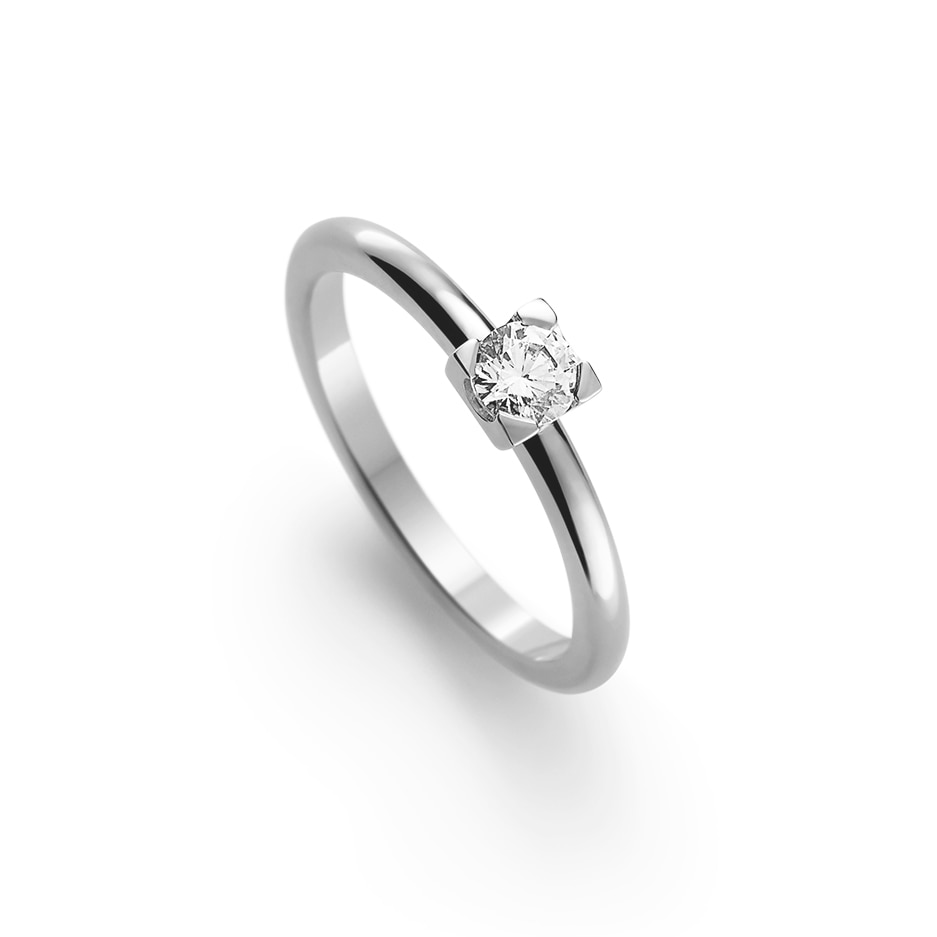 Robyn 0,30 ct vitguld
