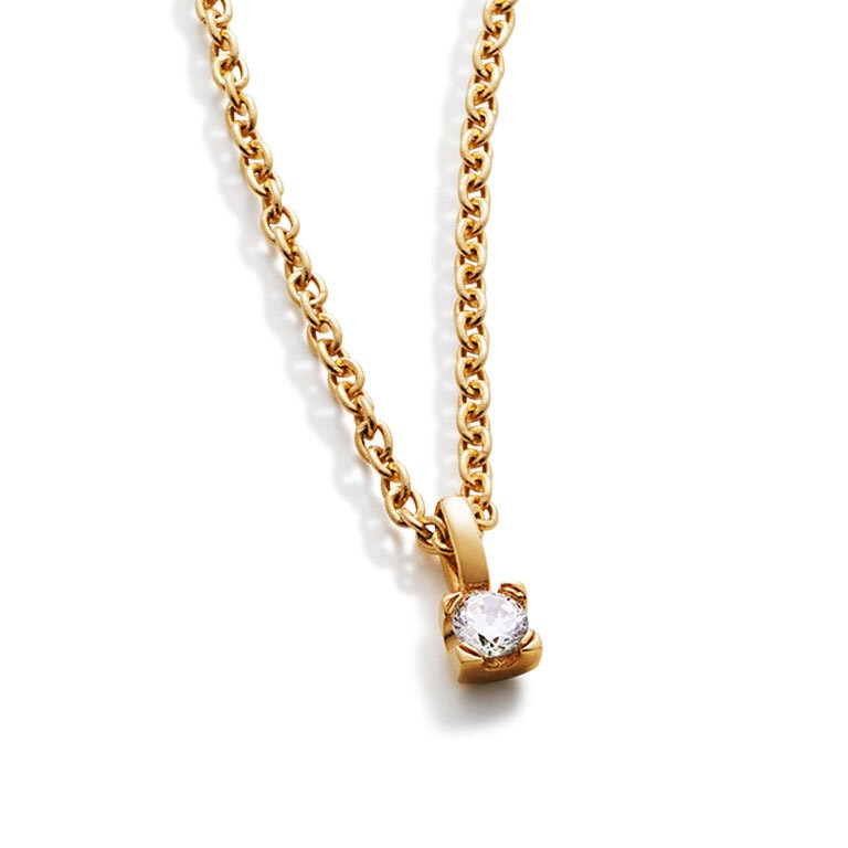 Robyn hänge 18K rödguld 0,35 ct